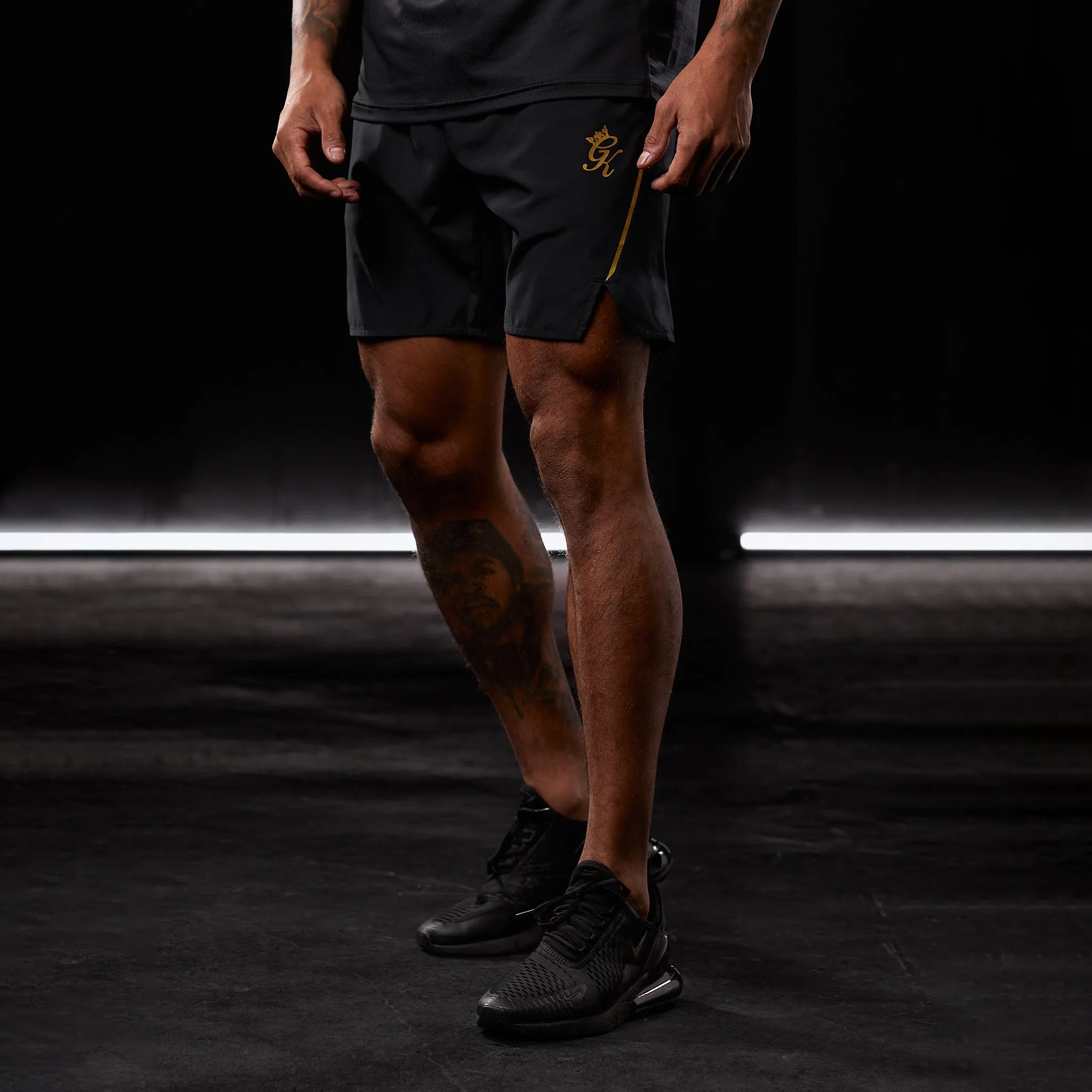 Gym King Flex Short - Black/Gold