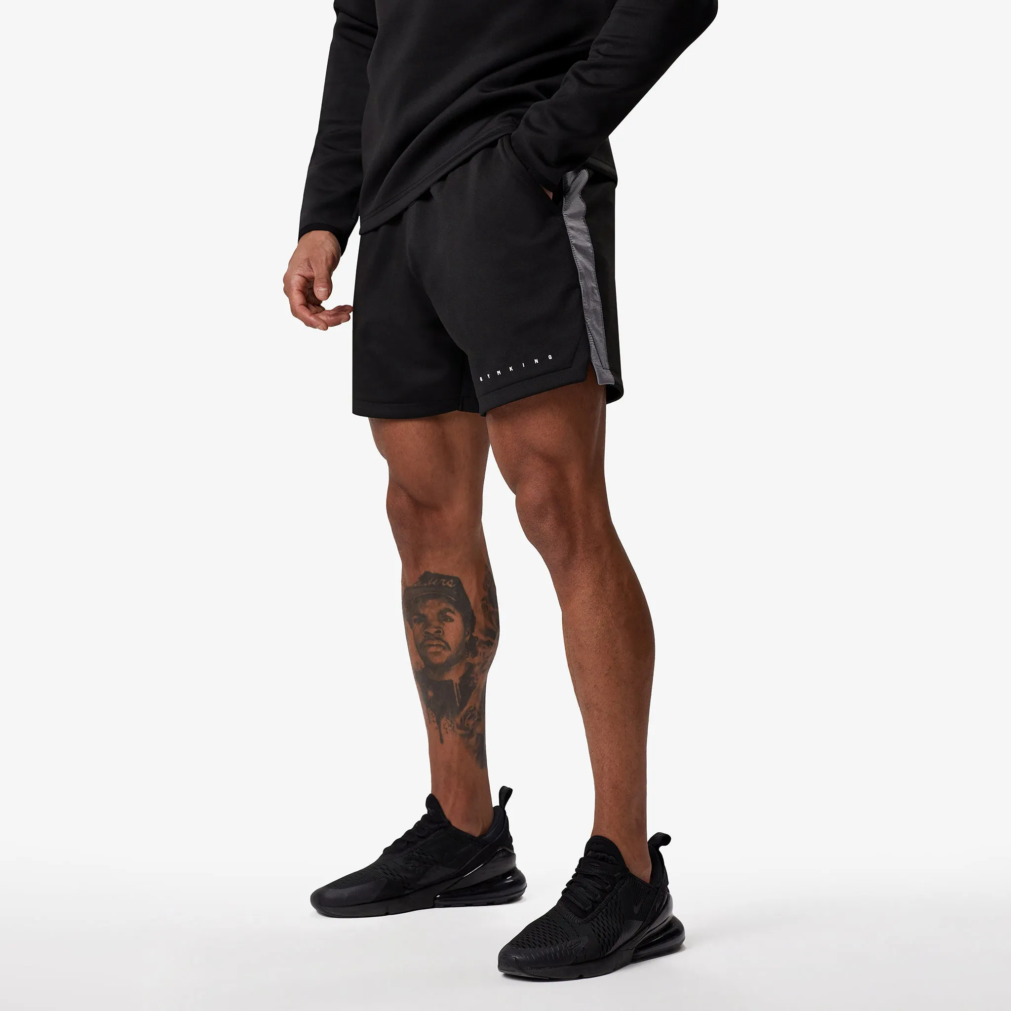 Gym King Rebellion Crush Short - Black