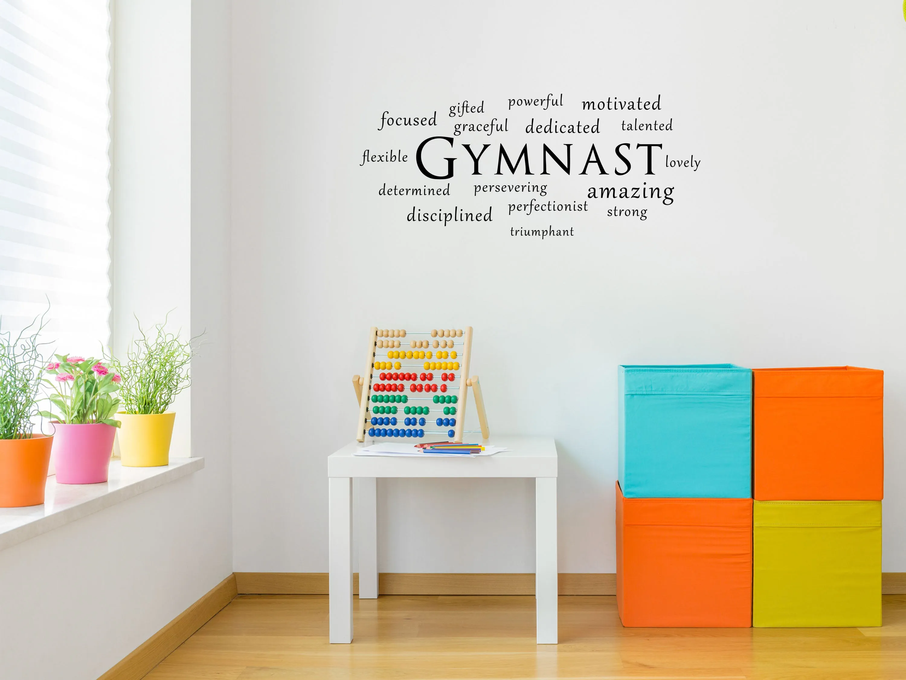 Gymnast Wall Sticker Wall Decal