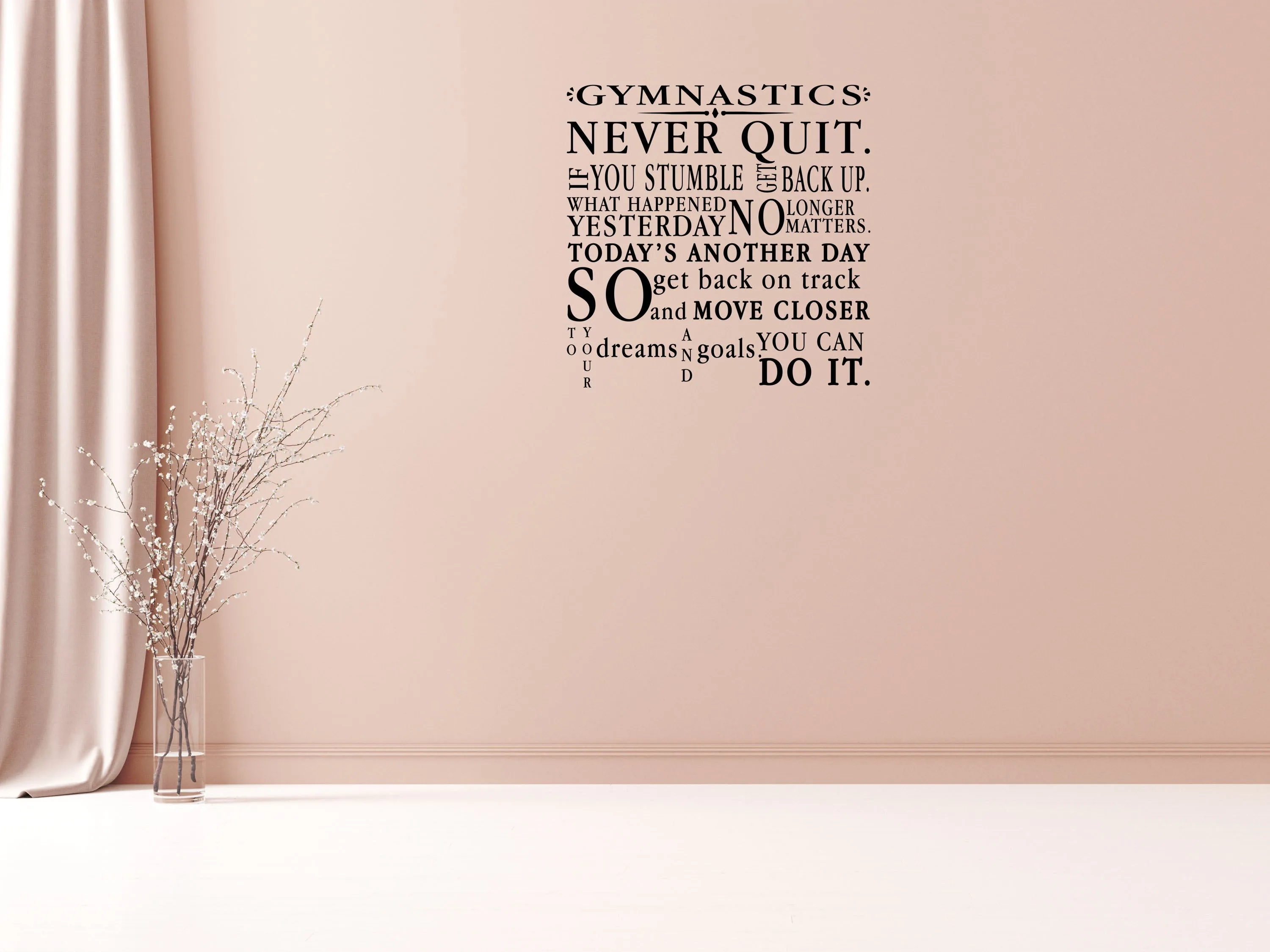 Gymnastics Wall Decal