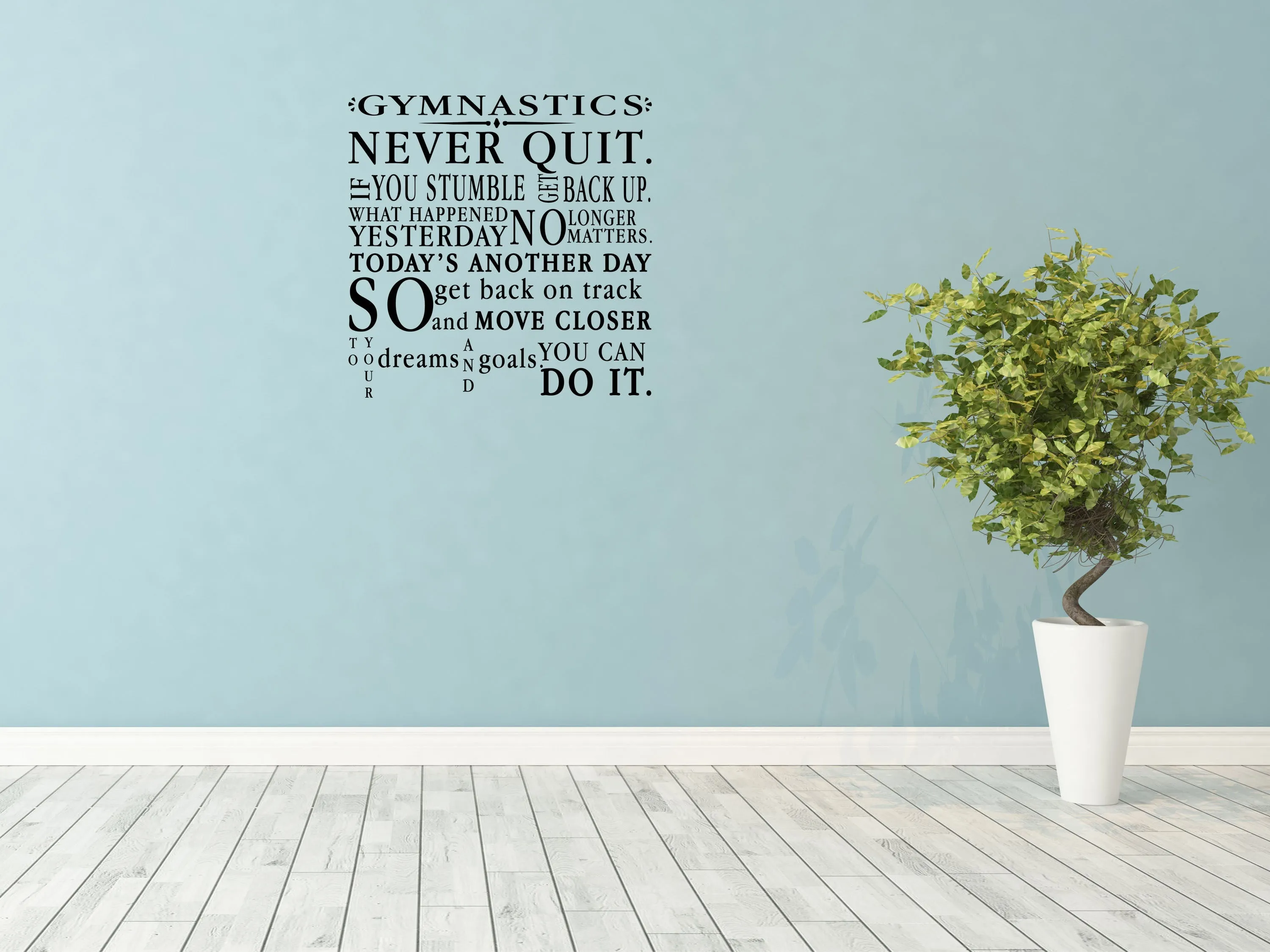 Gymnastics Wall Decal