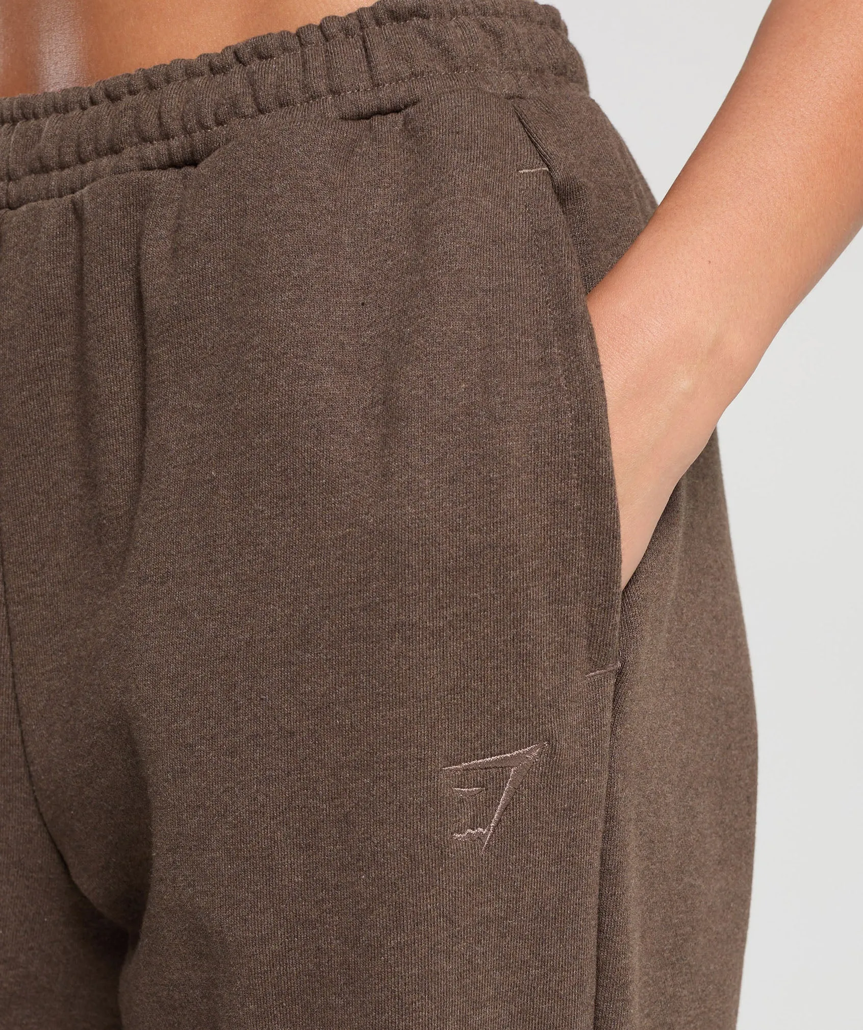 Gymshark Rest Day Sweats Joggers - Cozy Brown Marl