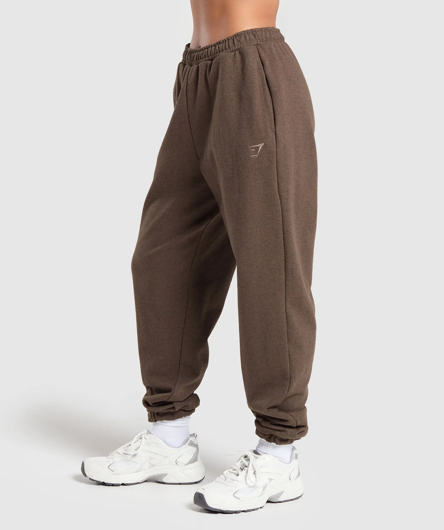 Gymshark Rest Day Sweats Joggers - Cozy Brown Marl