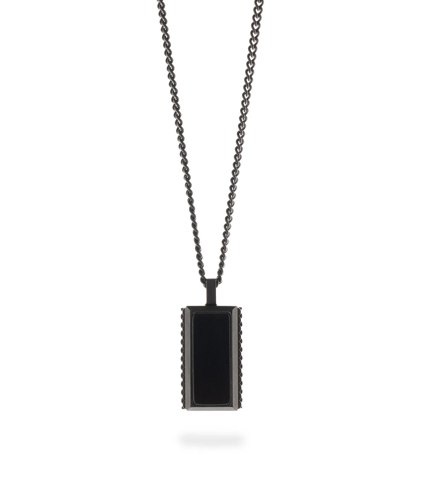 Hatton Gemstone Necklace Black Onyx