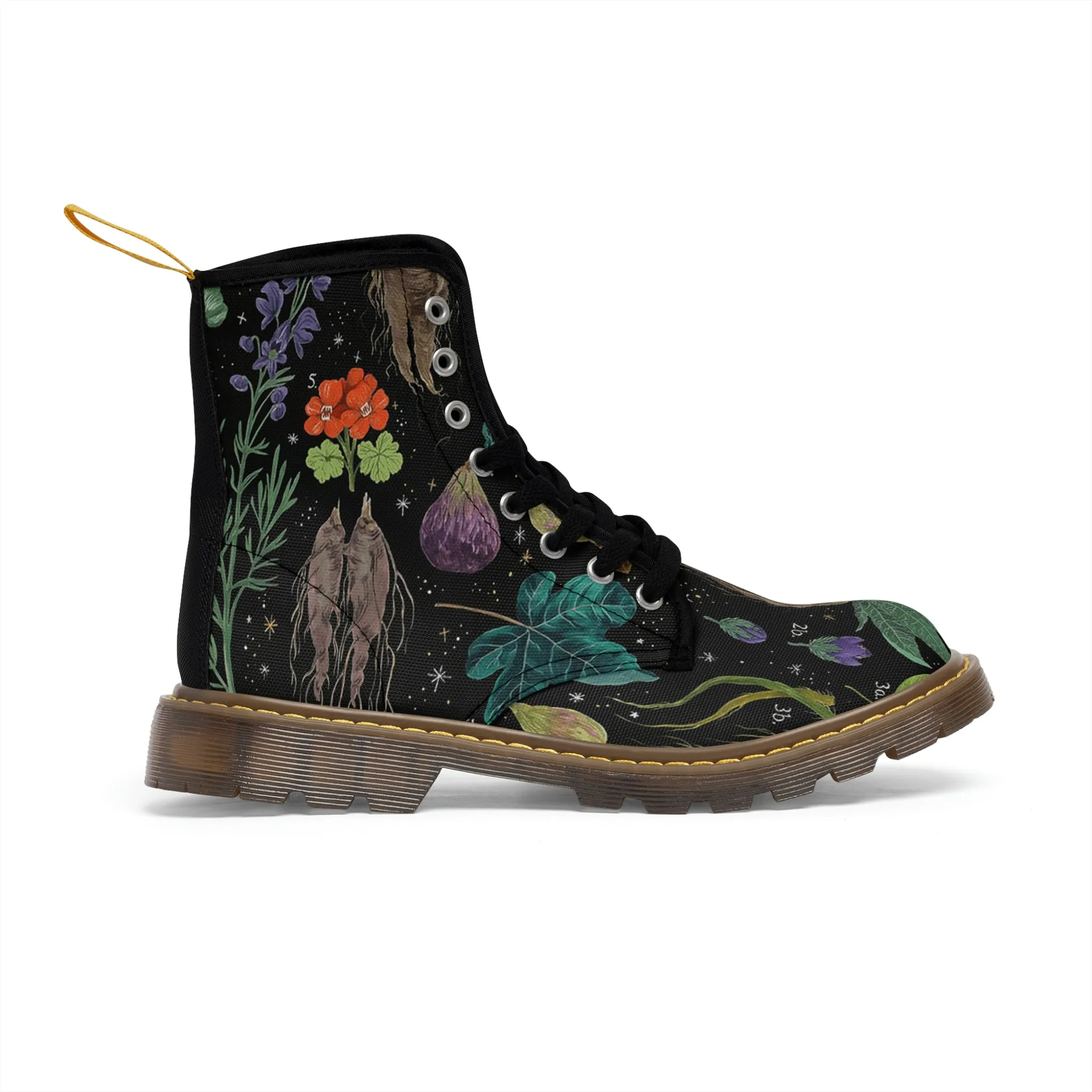 Herbology Plants, Magic Women's Canvas Boots