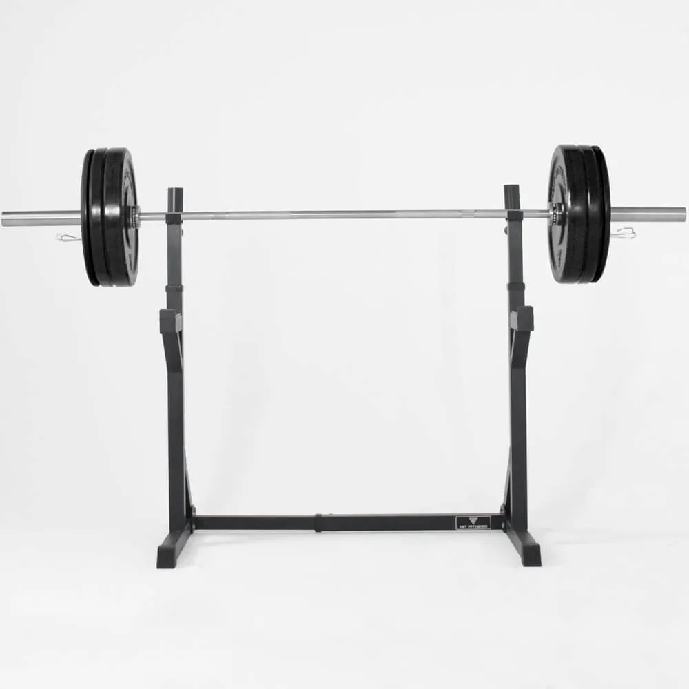 Hit Fitness Core Pack 80kg | Standard Rack & Black Bumper Plates