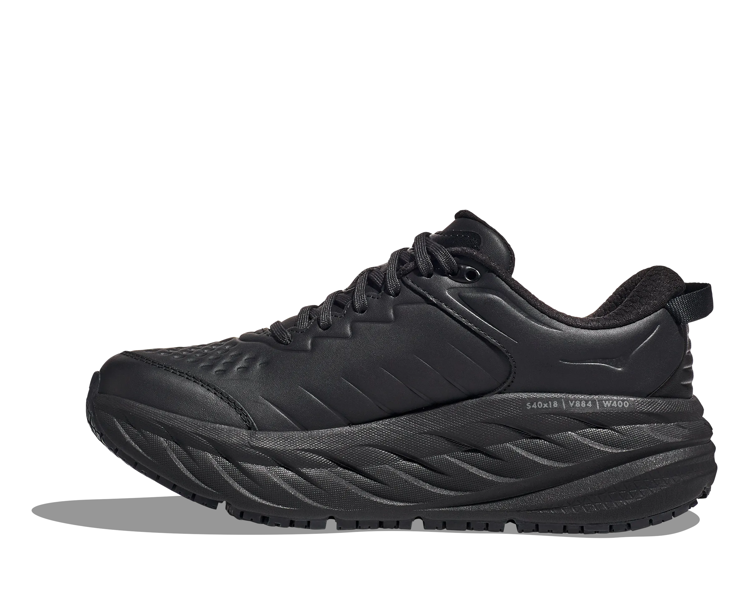 Hoka Mens Trainer Bondi SR Black/Black