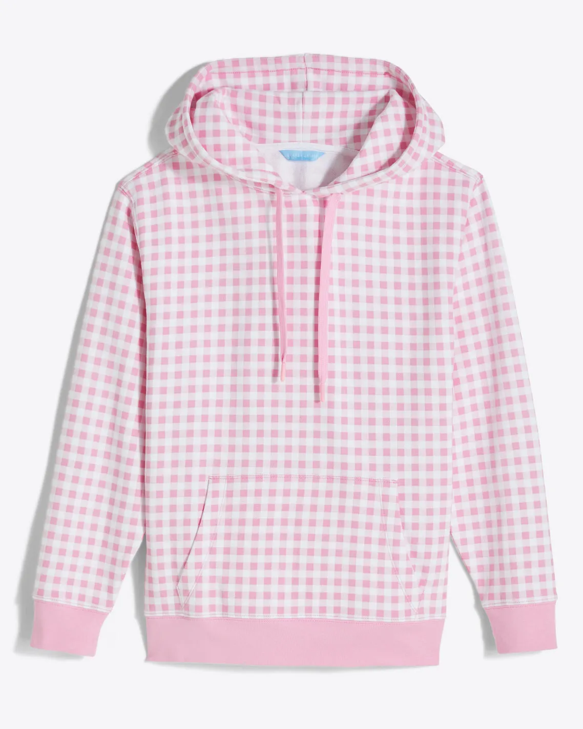 Hoodie in Pink Gingham