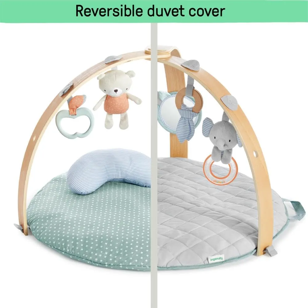 Ingenuity Cozy Spot Reversible Duvet Activity Gym Play Mat