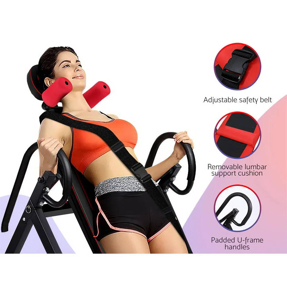 Inversion Table Gravity Stretcher Inverter Foldable Home Fitness Gym