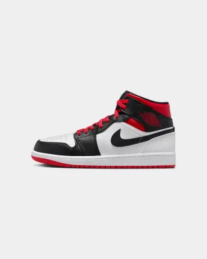 Jordan Air Jordan 1 Mid "Gym Red Black Toe" White/Gym Red