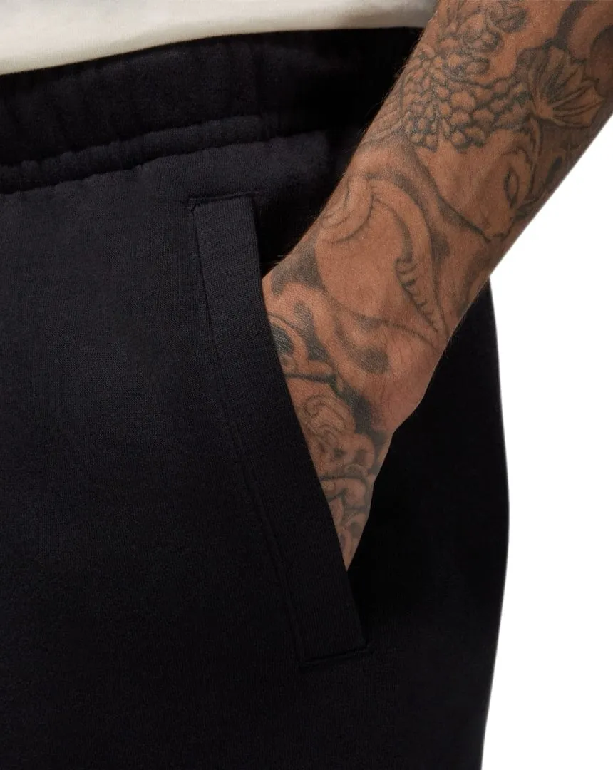 Jordan Essential Baseline Fleece Pants - Black / Gym Red