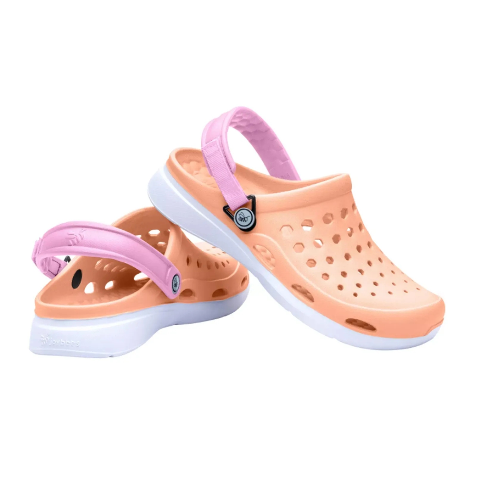 Joybees Modern Clog (Women) - Melon/White