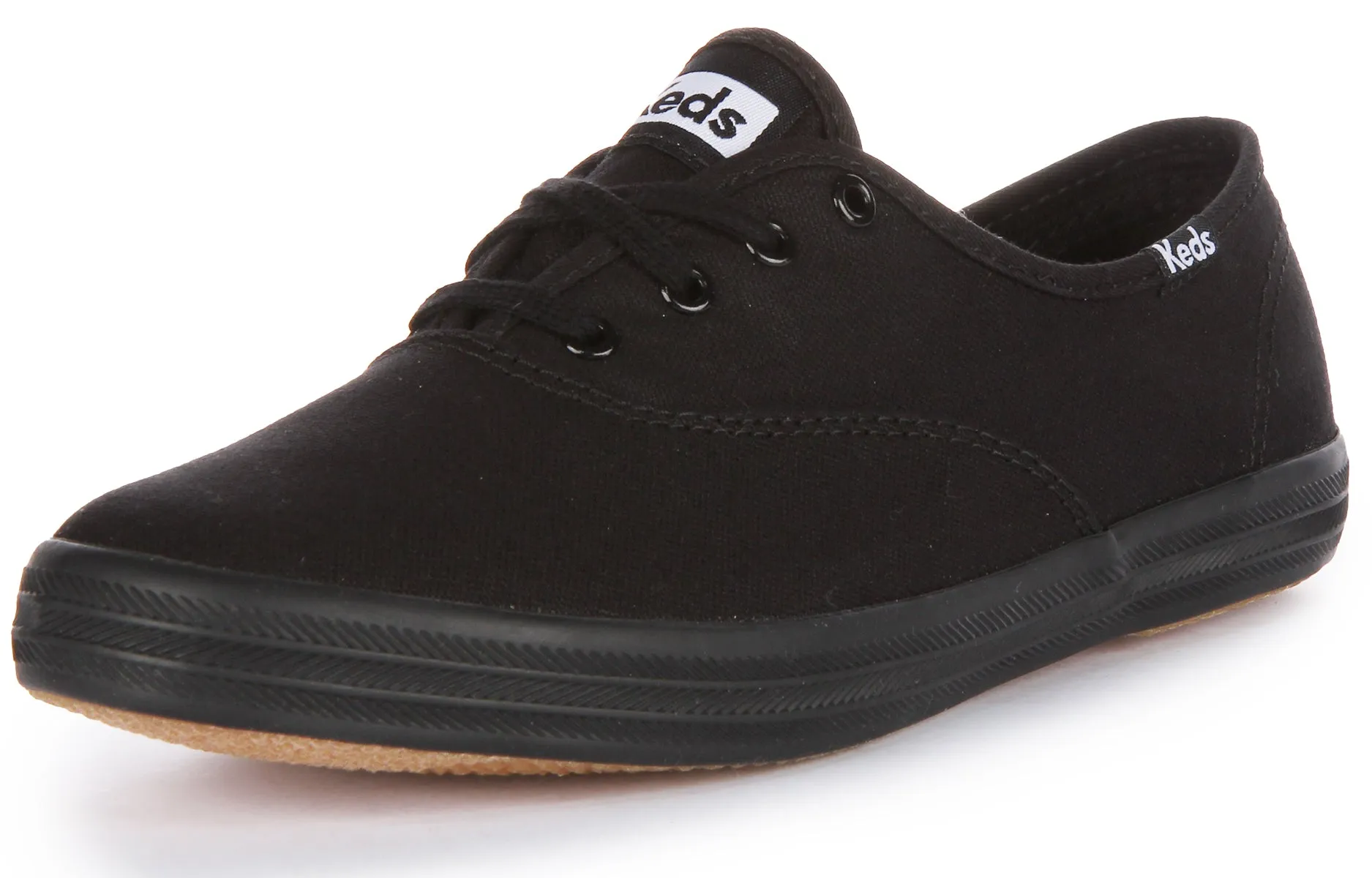 Keds Champion In All Black For Women