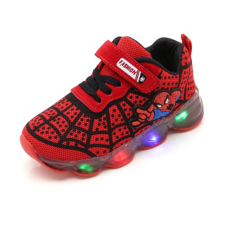 Kids Sneakers Boy Girl Sports Shoes  Children Spiderman Sneakers