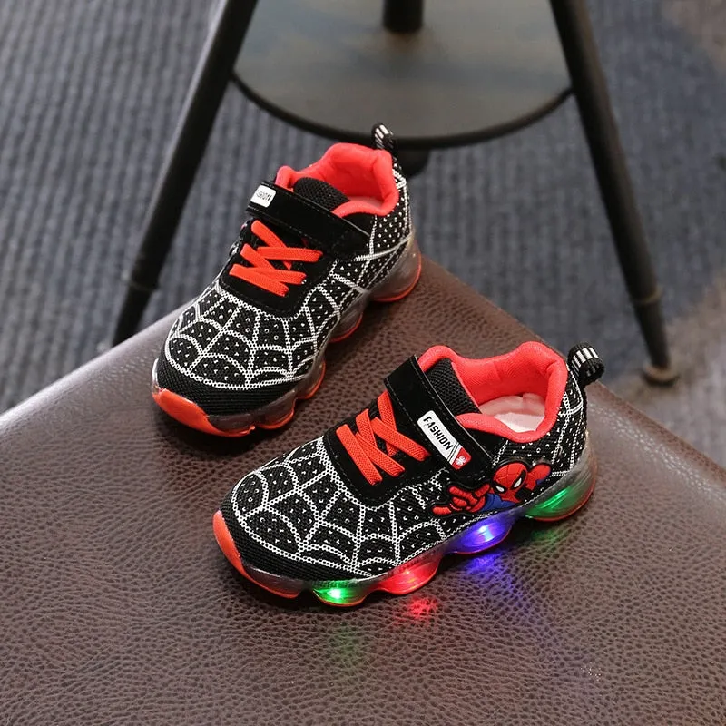 Kids Sneakers Boy Girl Sports Shoes  Children Spiderman Sneakers