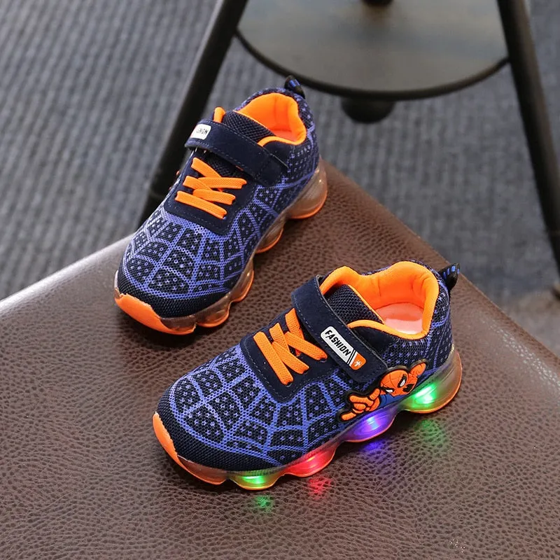 Kids Sneakers Boy Girl Sports Shoes  Children Spiderman Sneakers