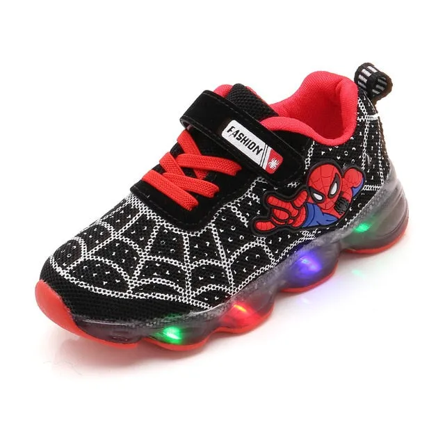 Kids Sneakers Boy Girl Sports Shoes  Children Spiderman Sneakers