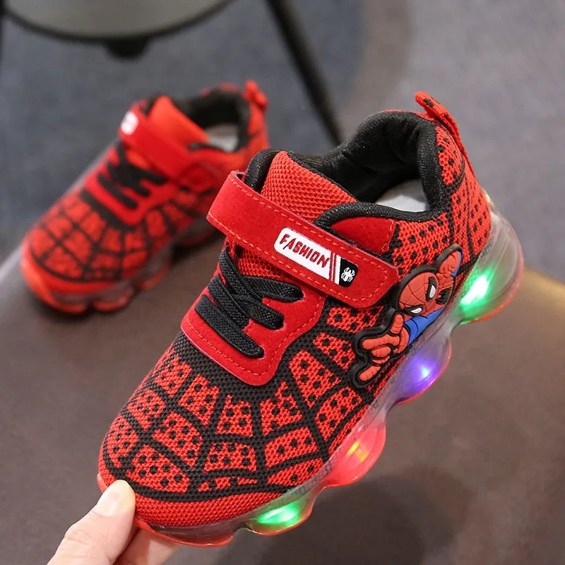 Kids Sneakers Boy Girl Sports Shoes  Children Spiderman Sneakers