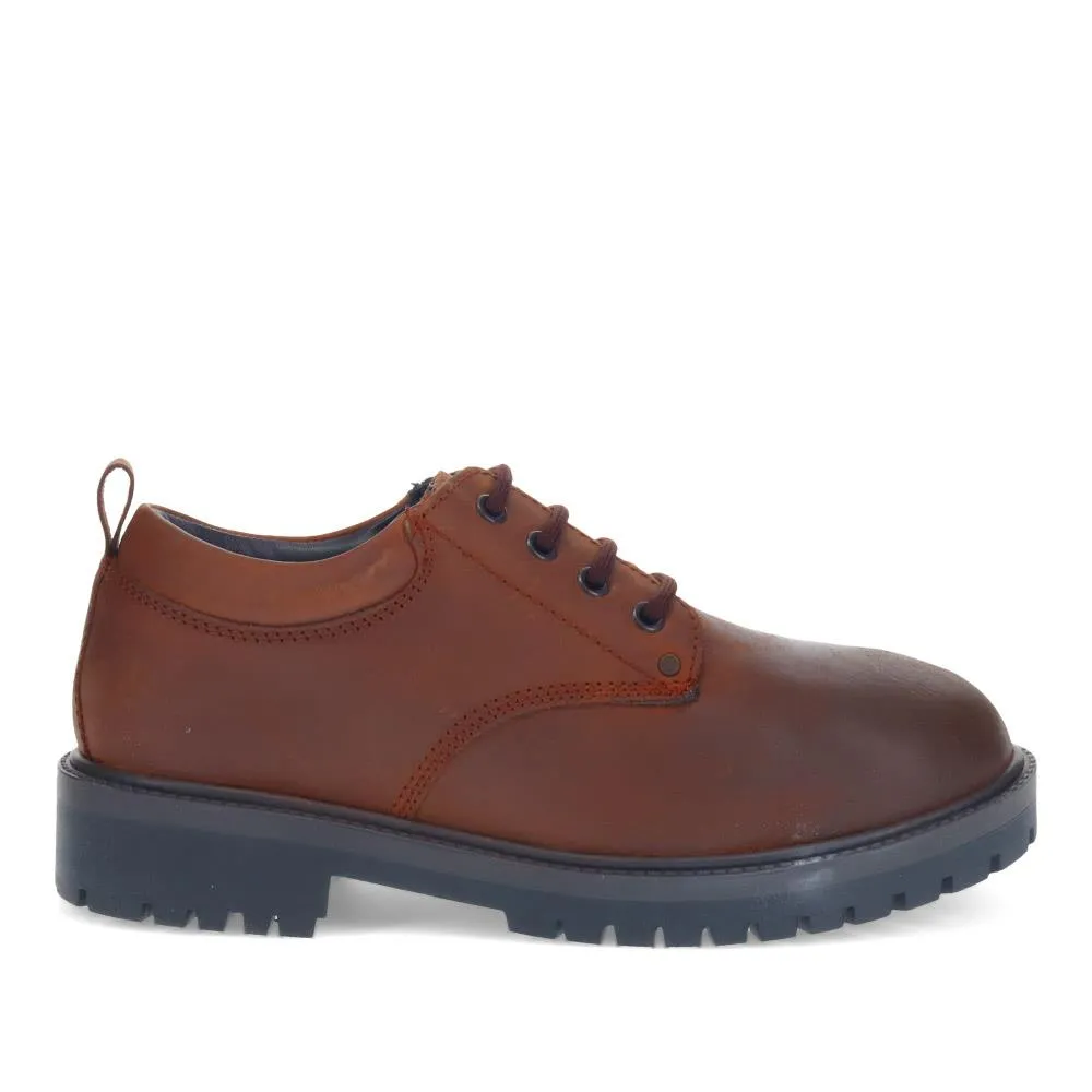 Lace-up Leather Shoes - SHAFI40001 / 326 132