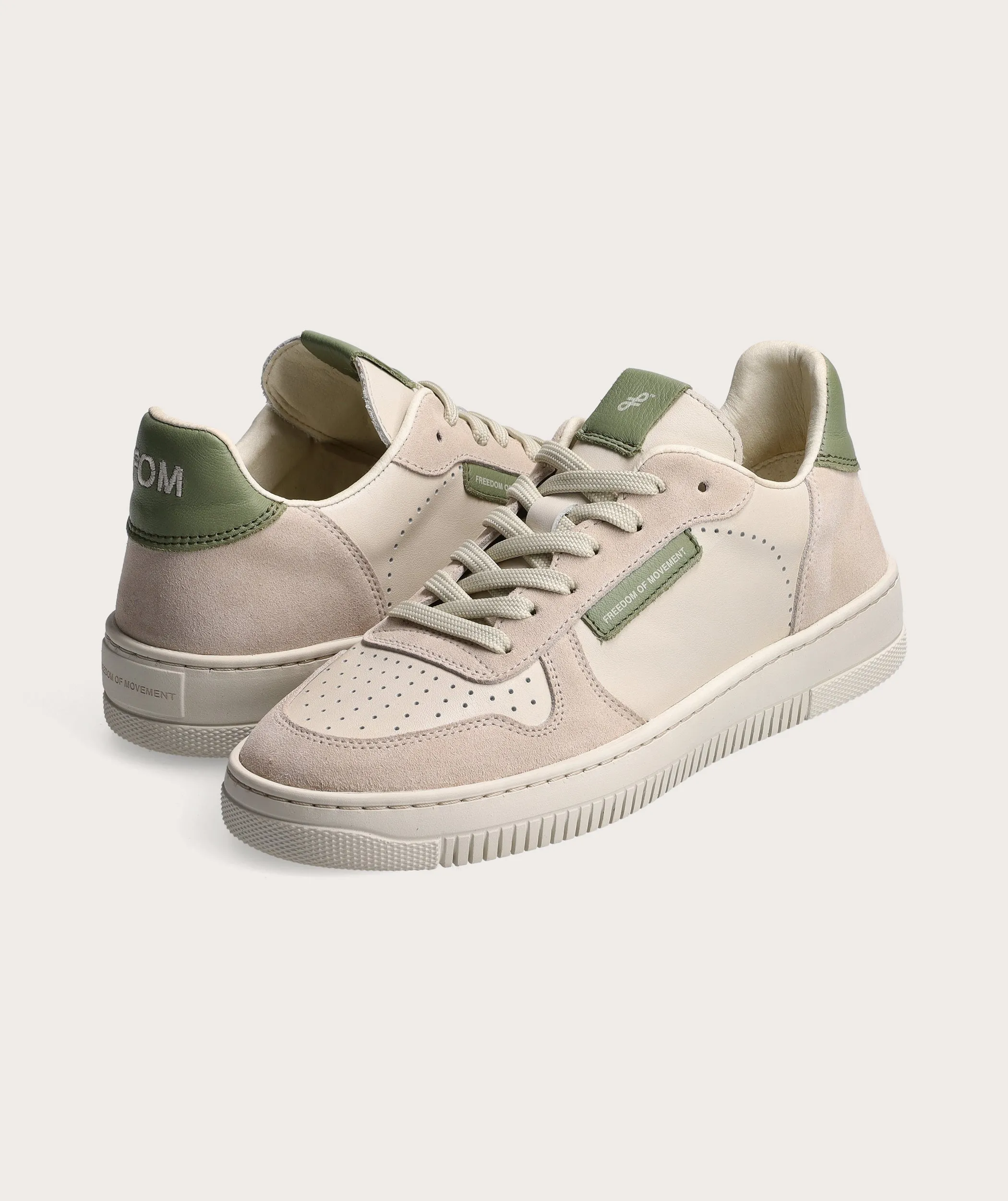 Ladies Tekkie - Off-White/ Matcha