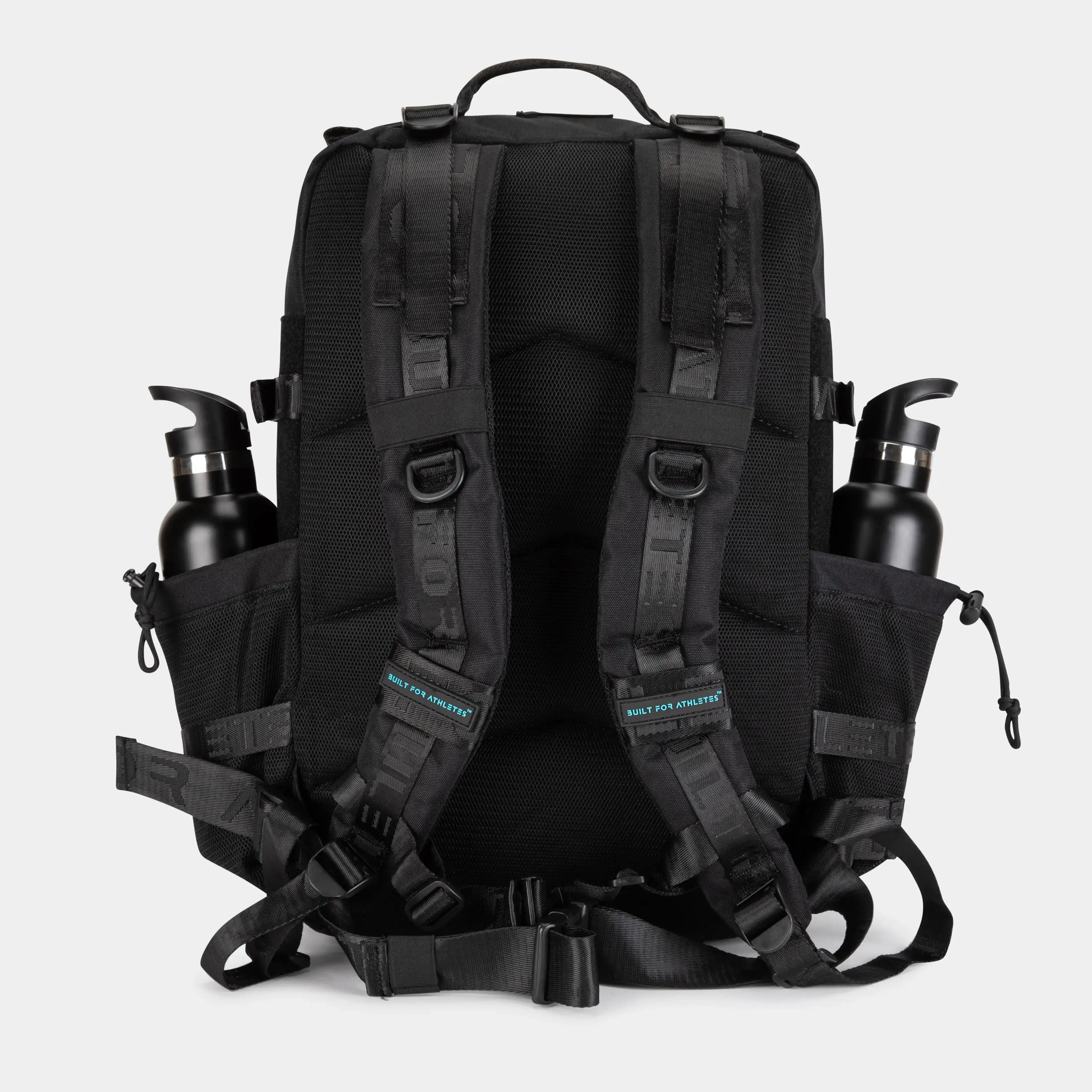 Large Black & Aqua Gym Backpack