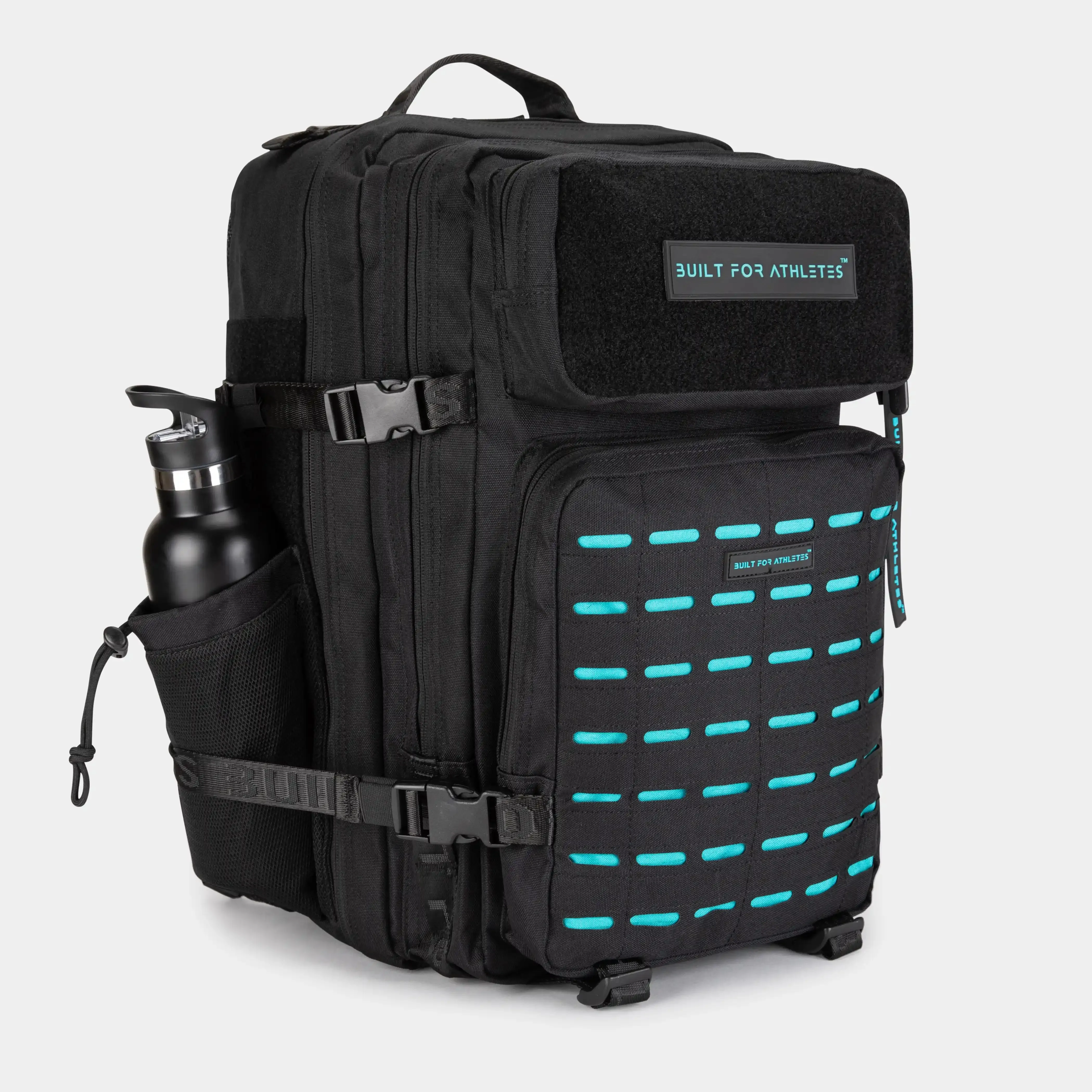 Large Black & Aqua Gym Backpack