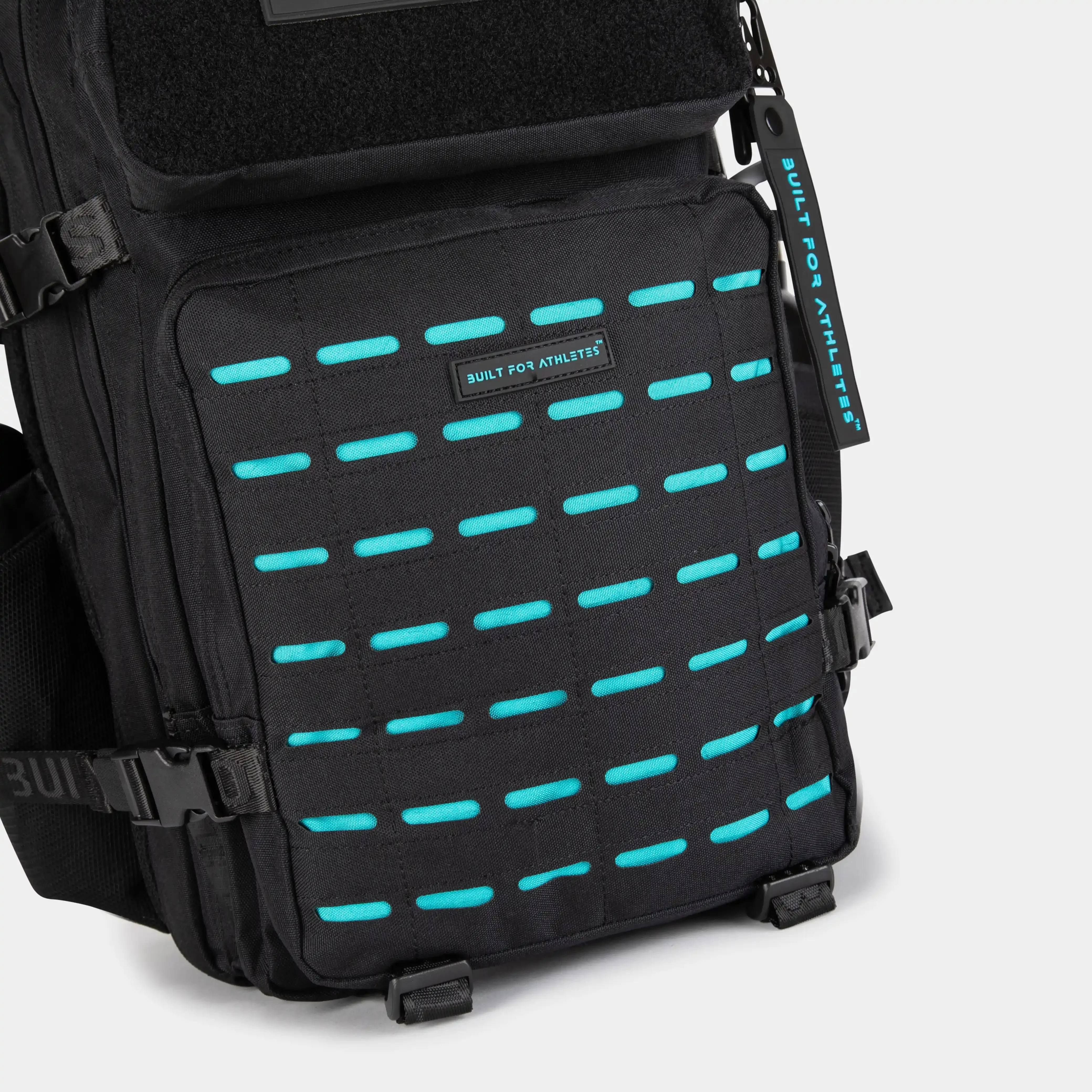 Large Black & Aqua Gym Backpack