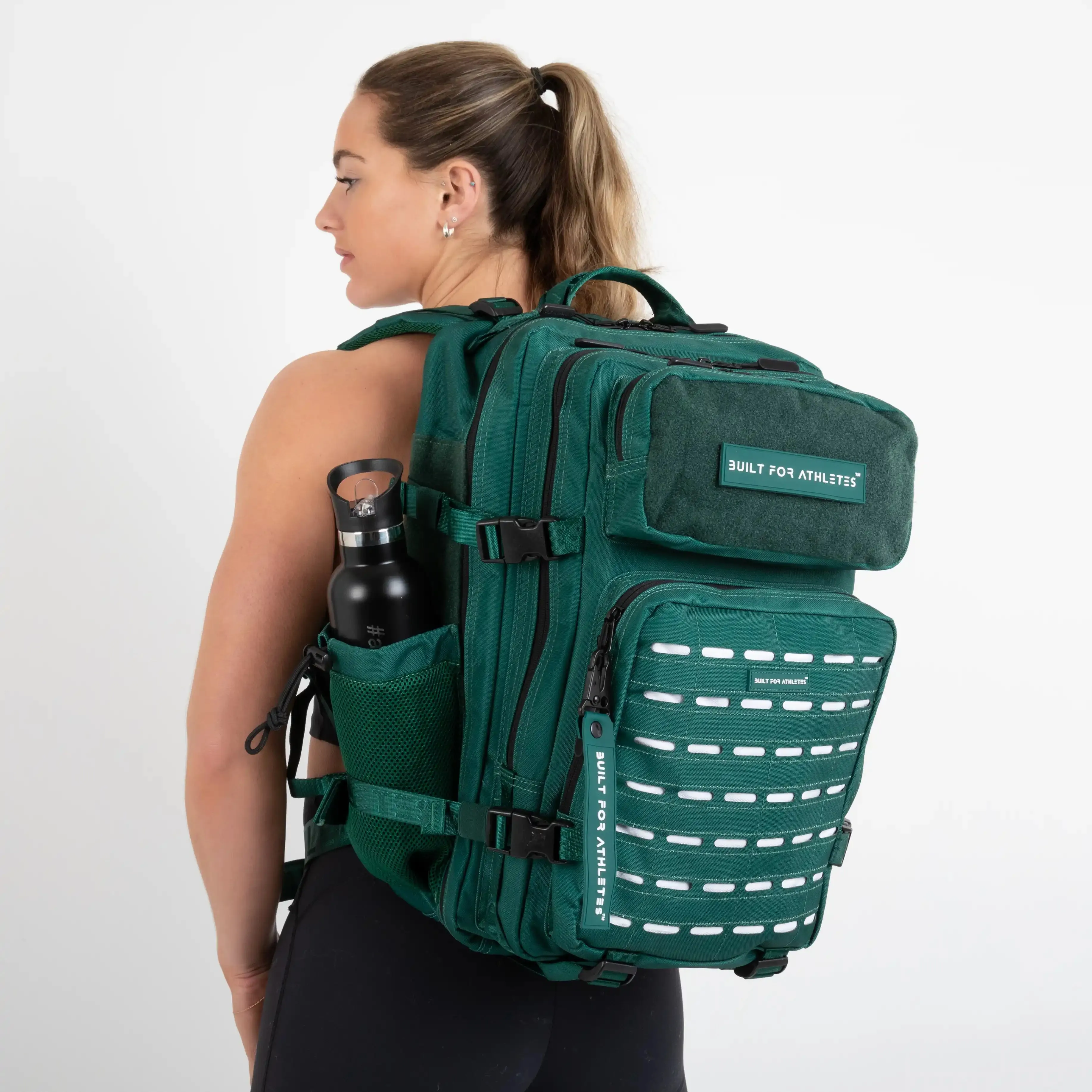 Large Forest Green Gym Backpack