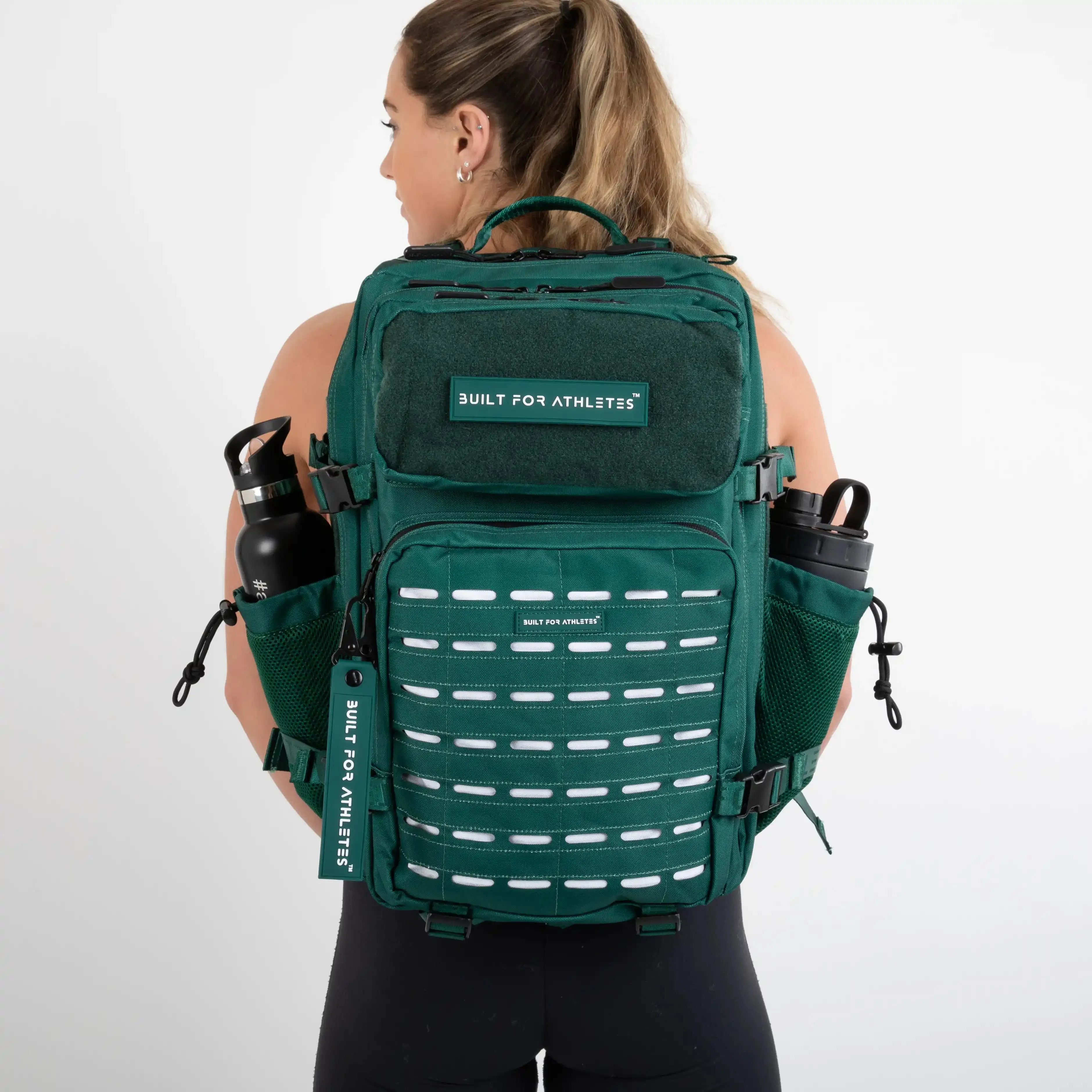 Large Forest Green Gym Backpack