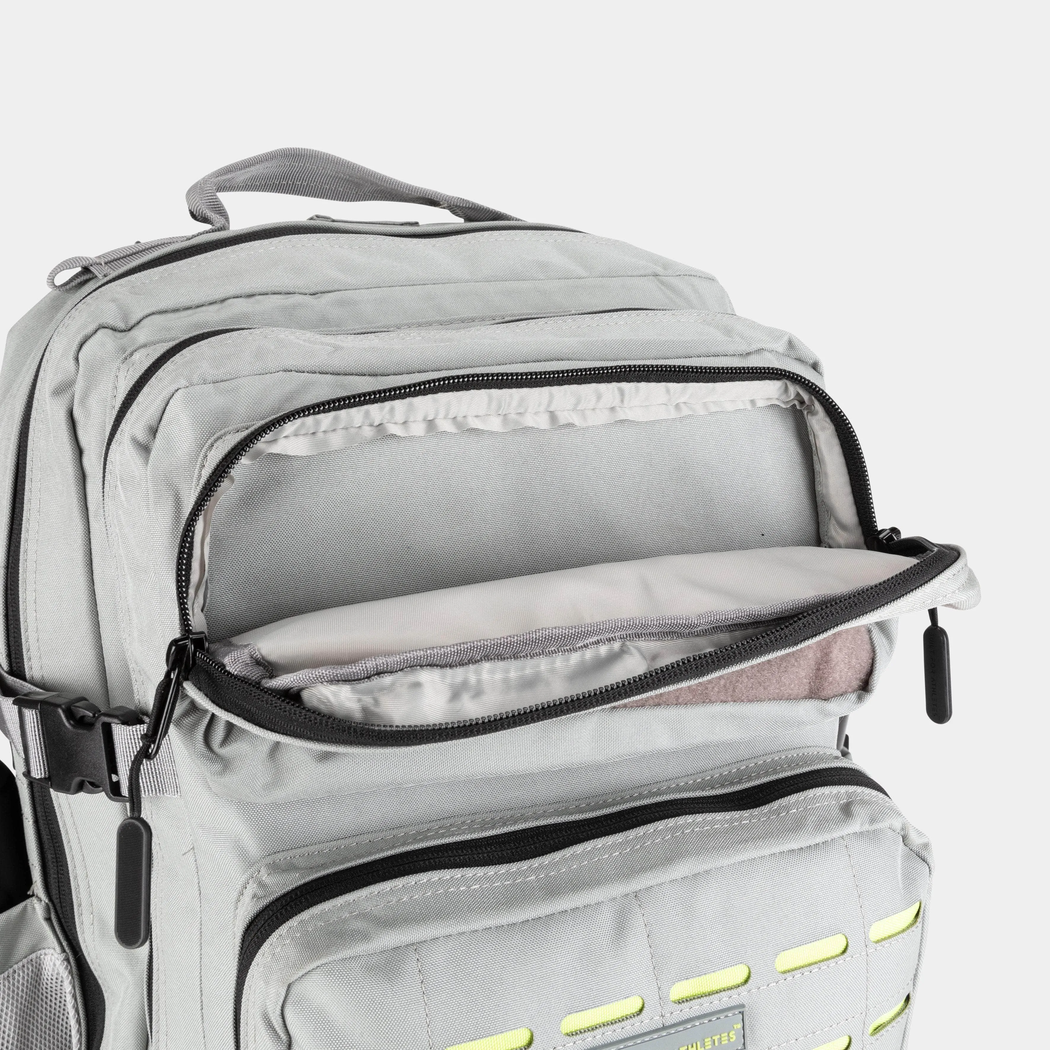 Large Grey & Lime Gym Backpack