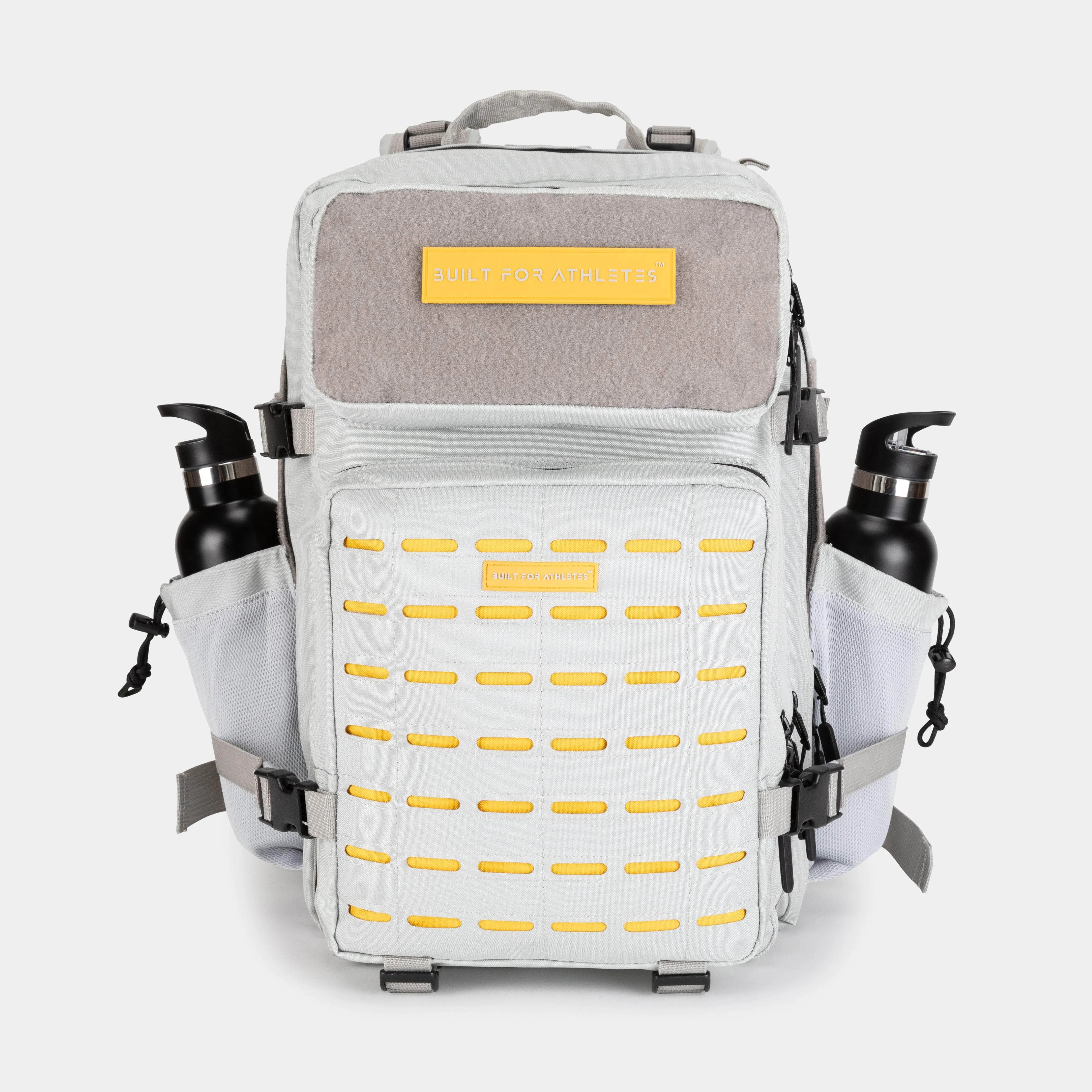 Large Grey & Yellow Gym Backpack