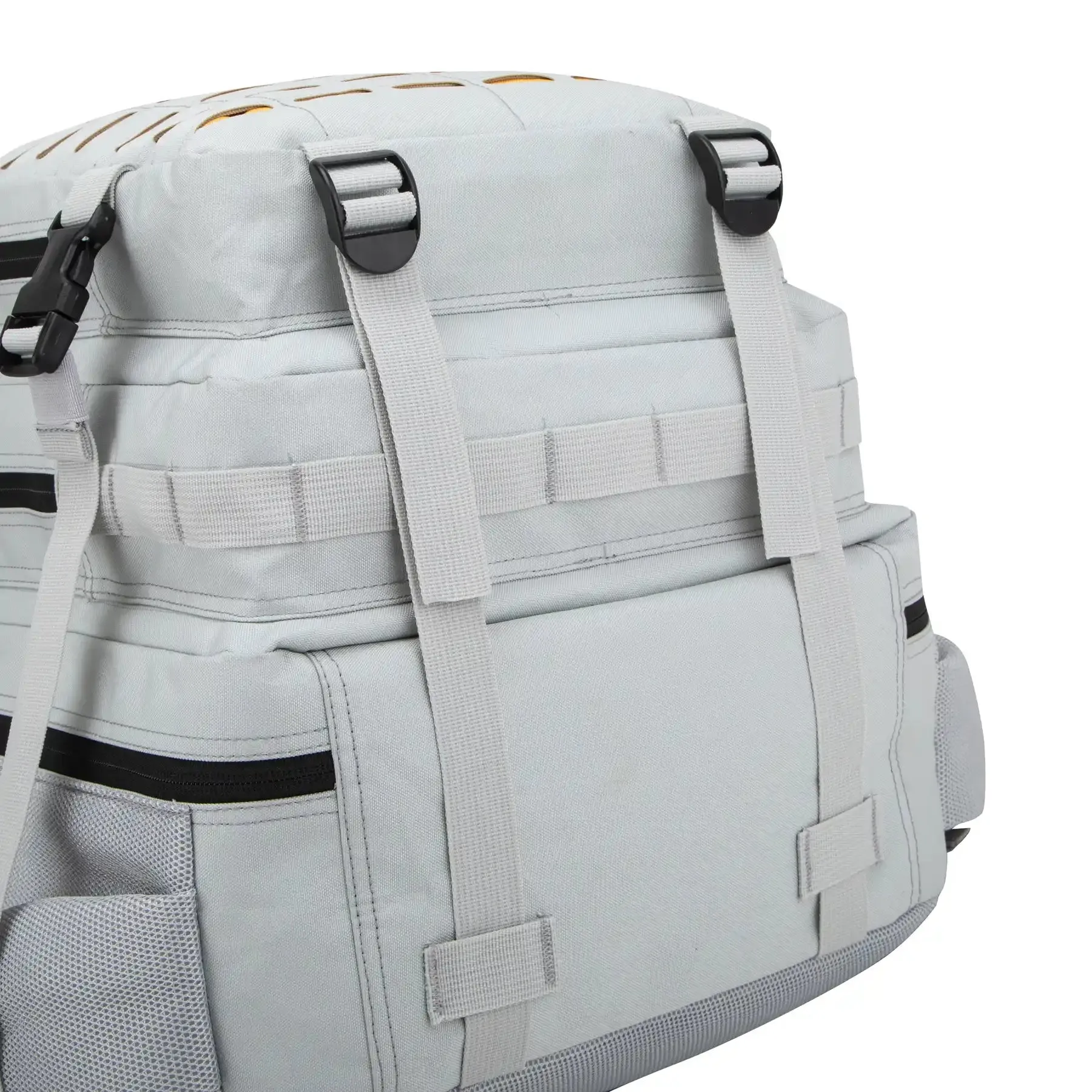 Large Grey & Yellow Gym Backpack