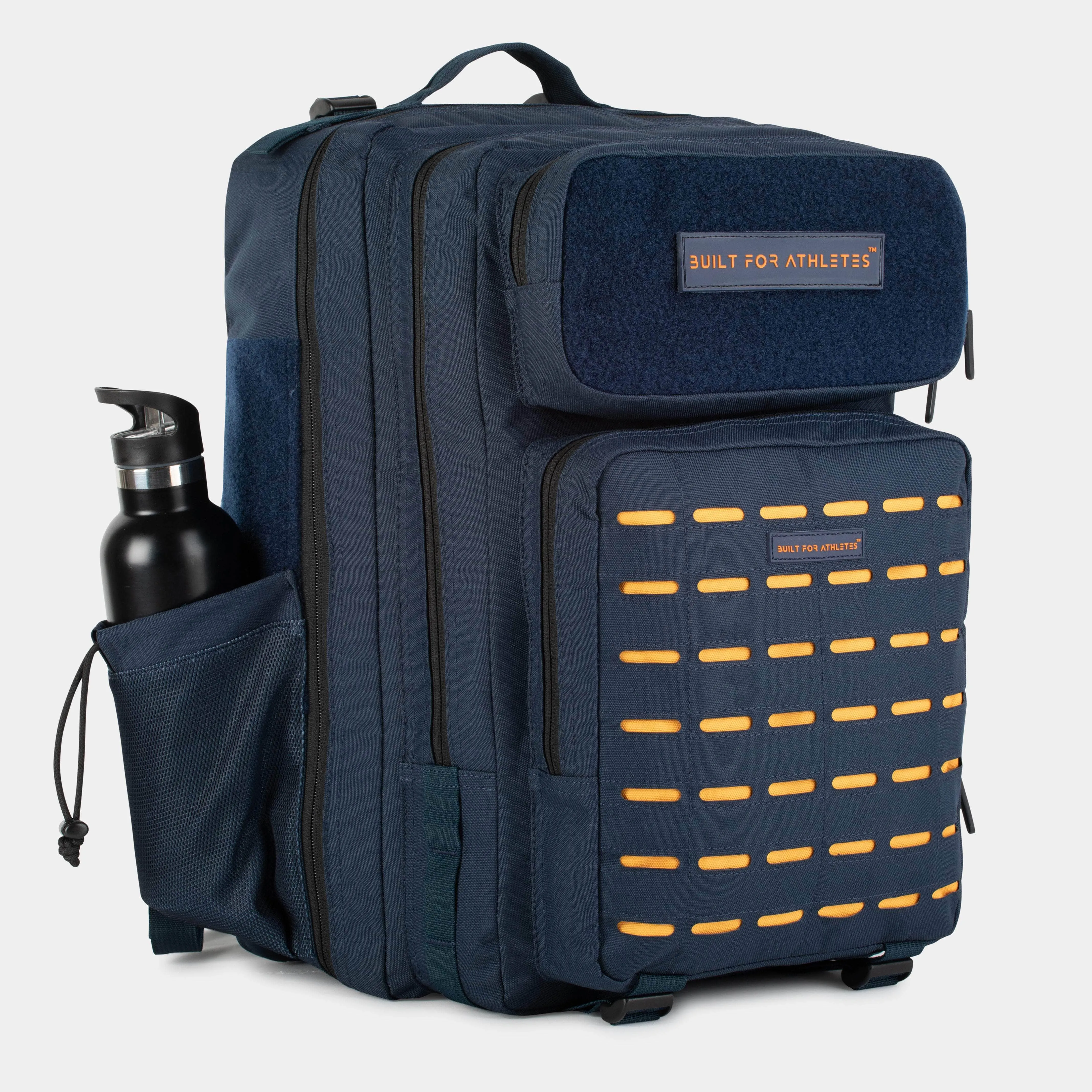 Large Navy & Orange Gym Backpack