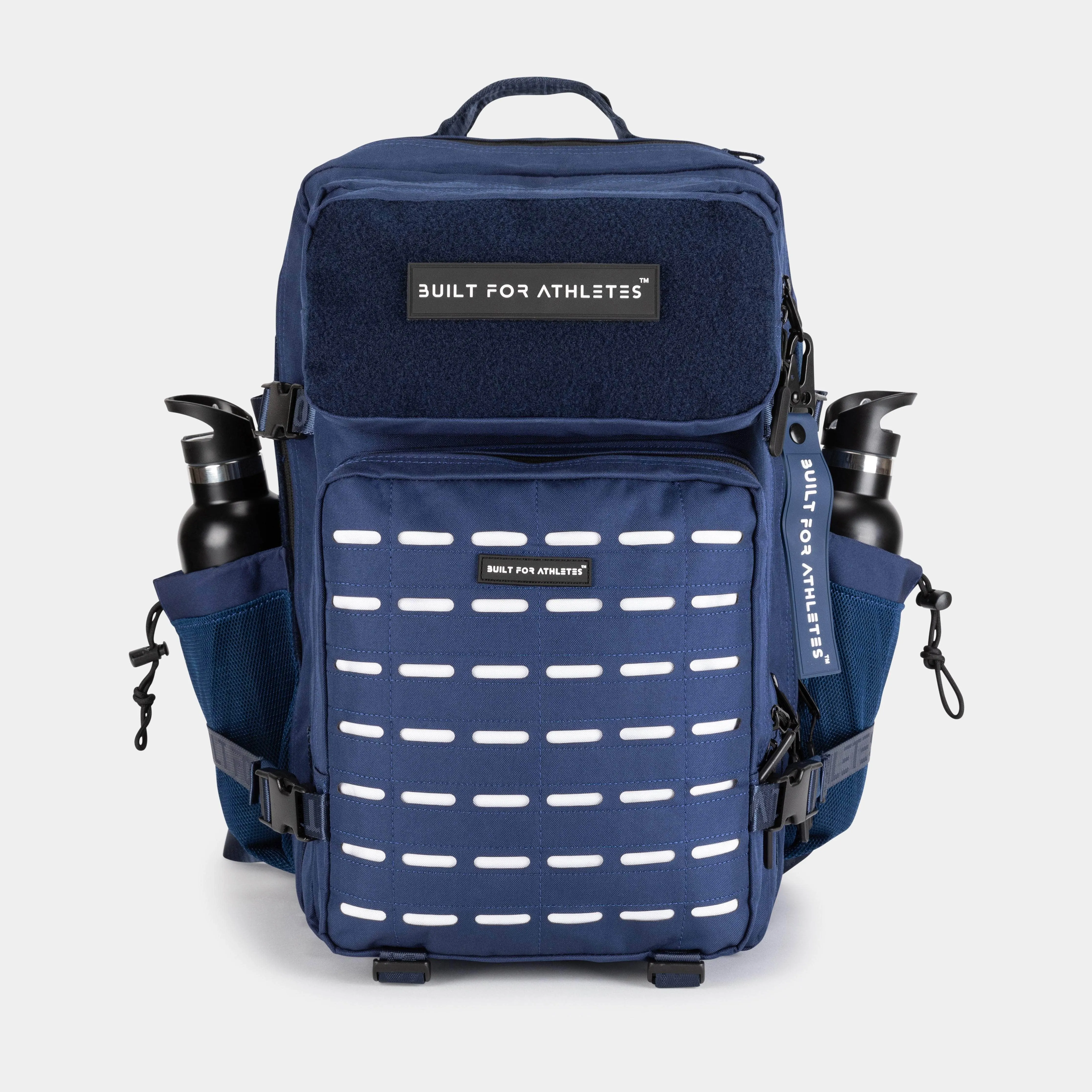 Large Navy & White Gym Backpack