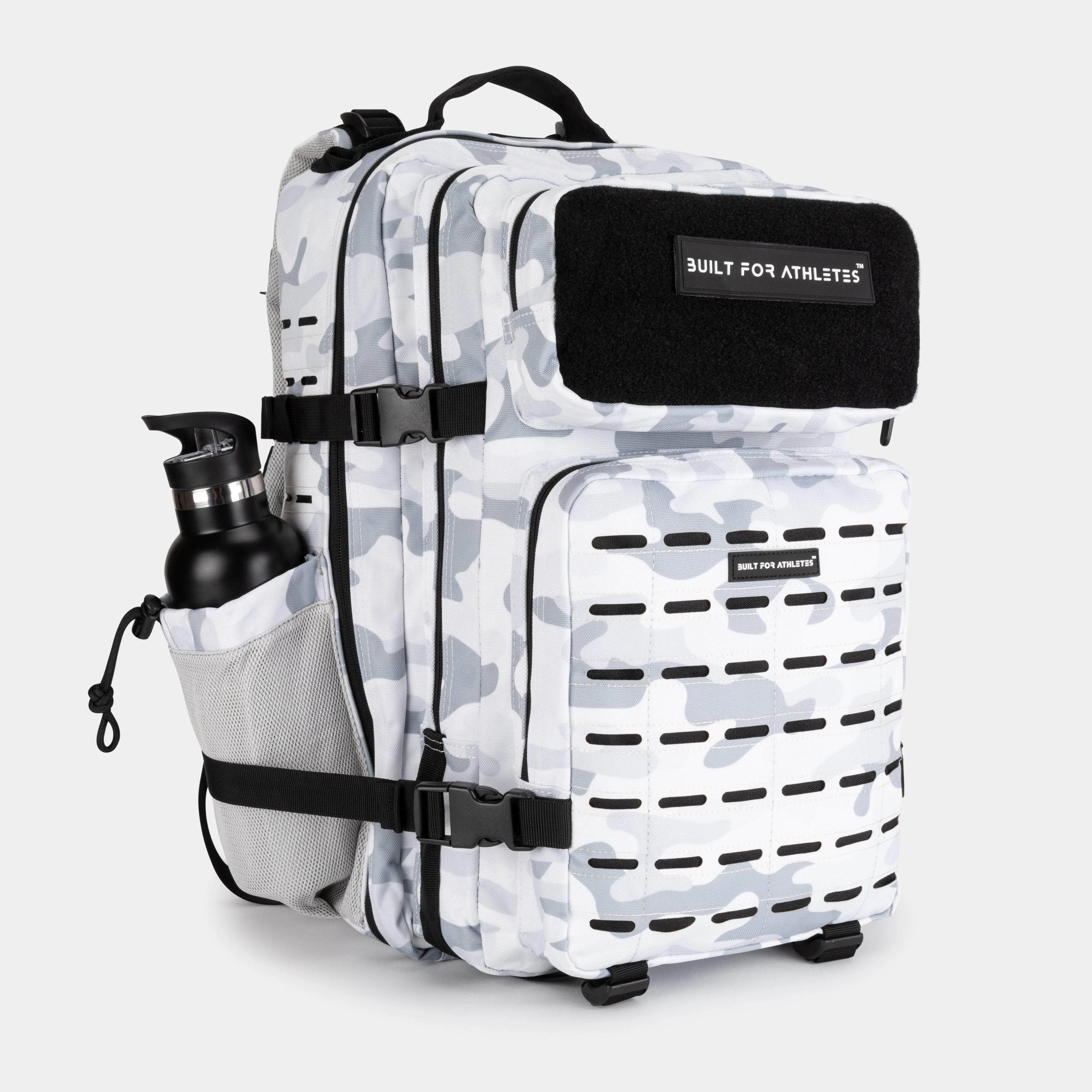 Large White Camo Gym Backpack