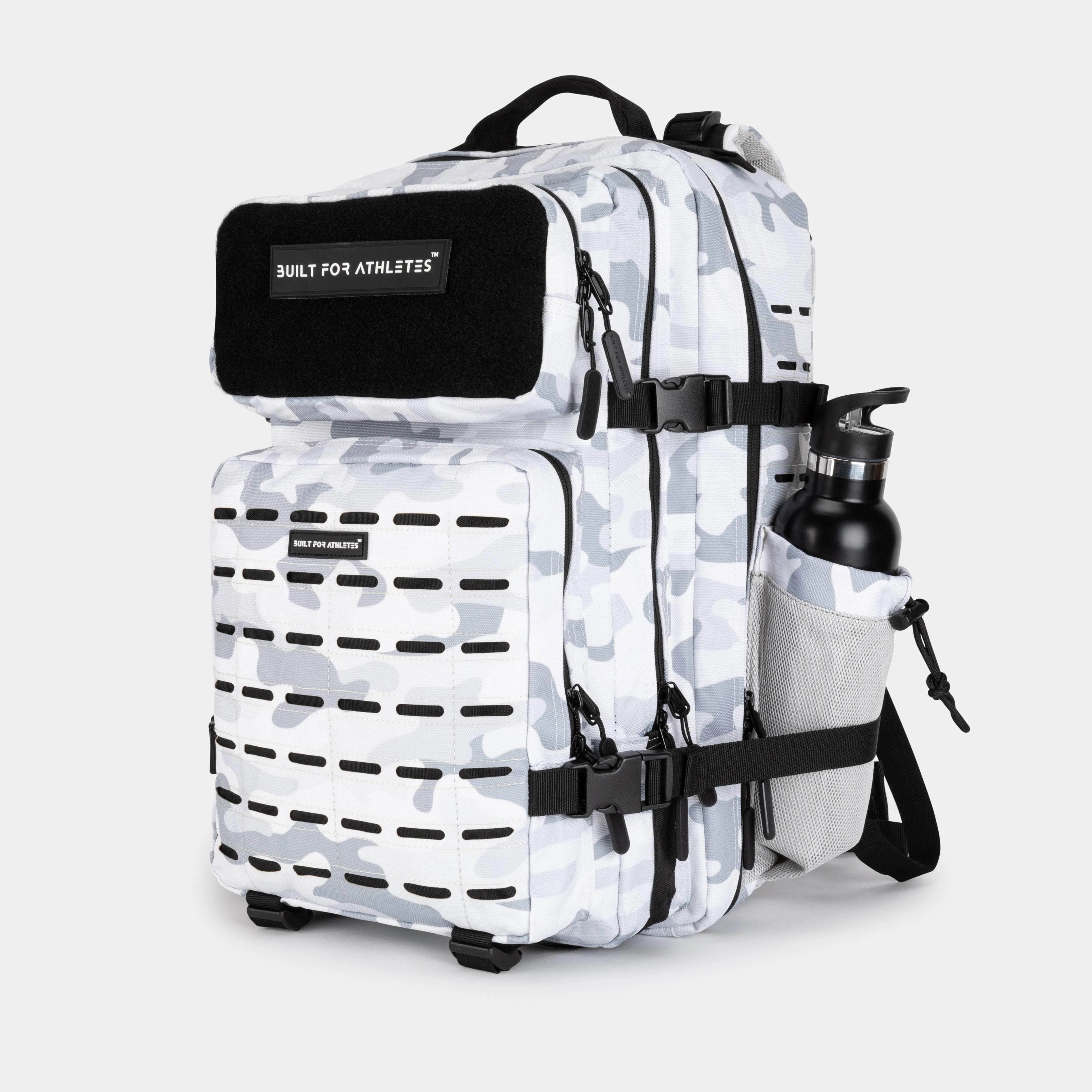 Large White Camo Gym Backpack