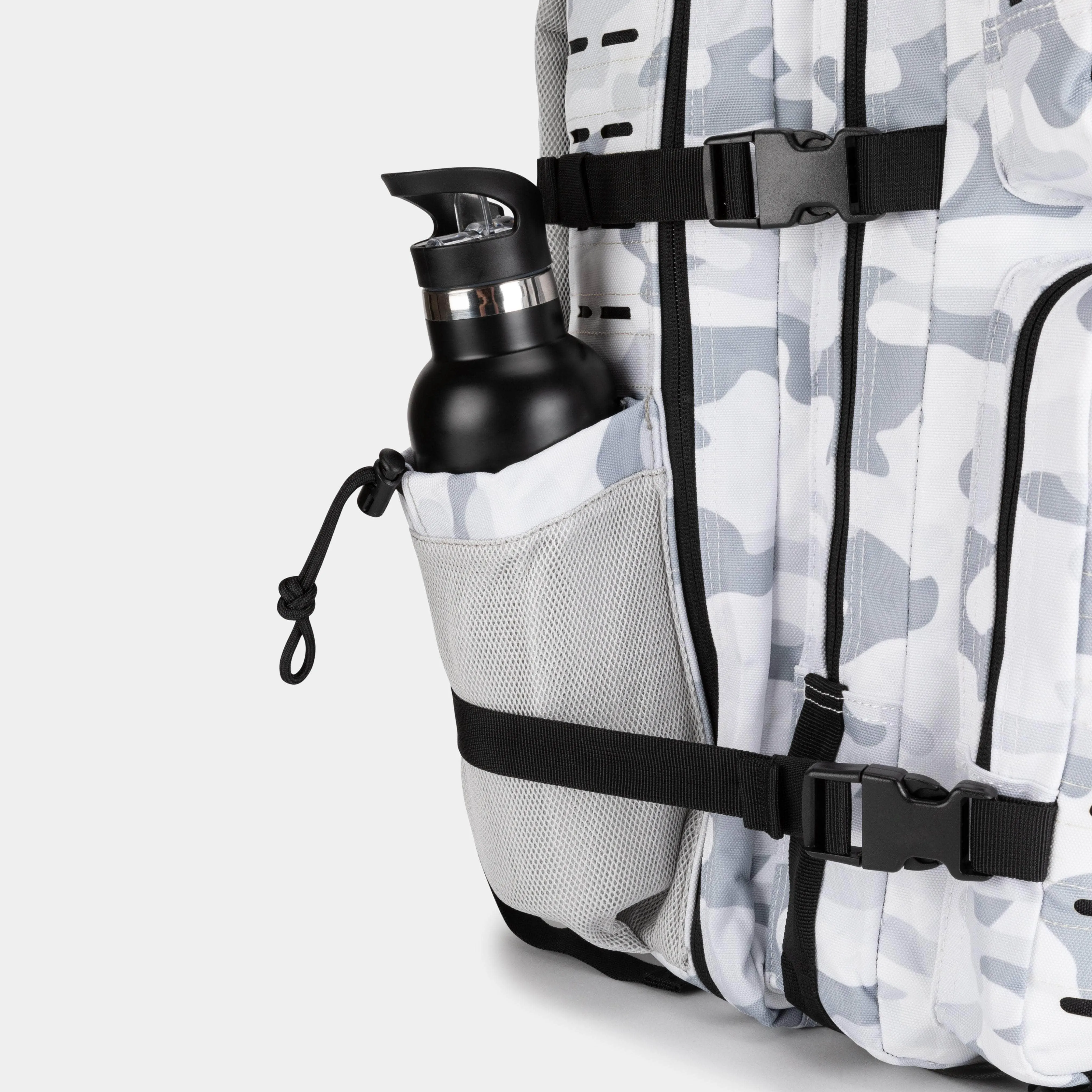 Large White Camo Gym Backpack