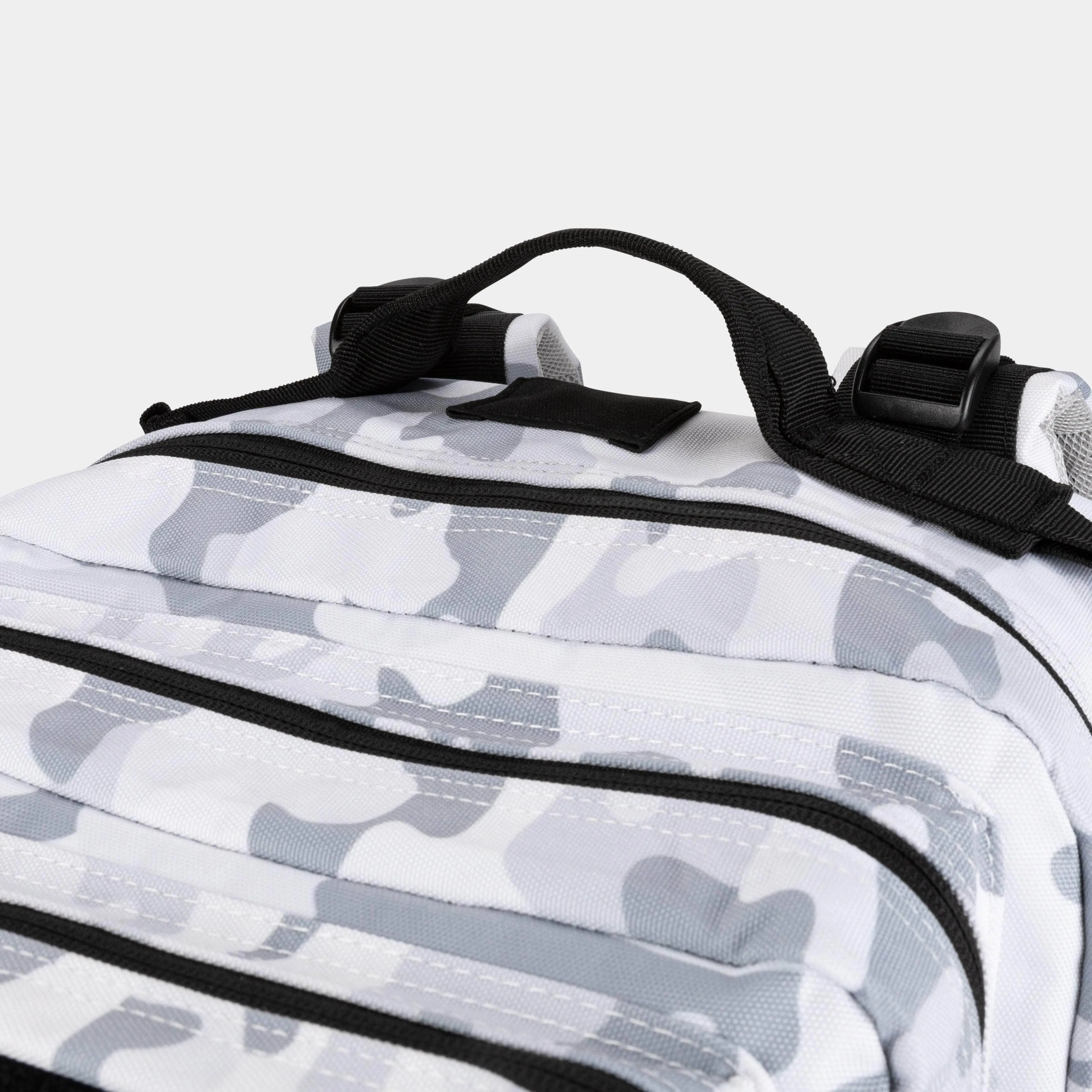 Large White Camo Gym Backpack