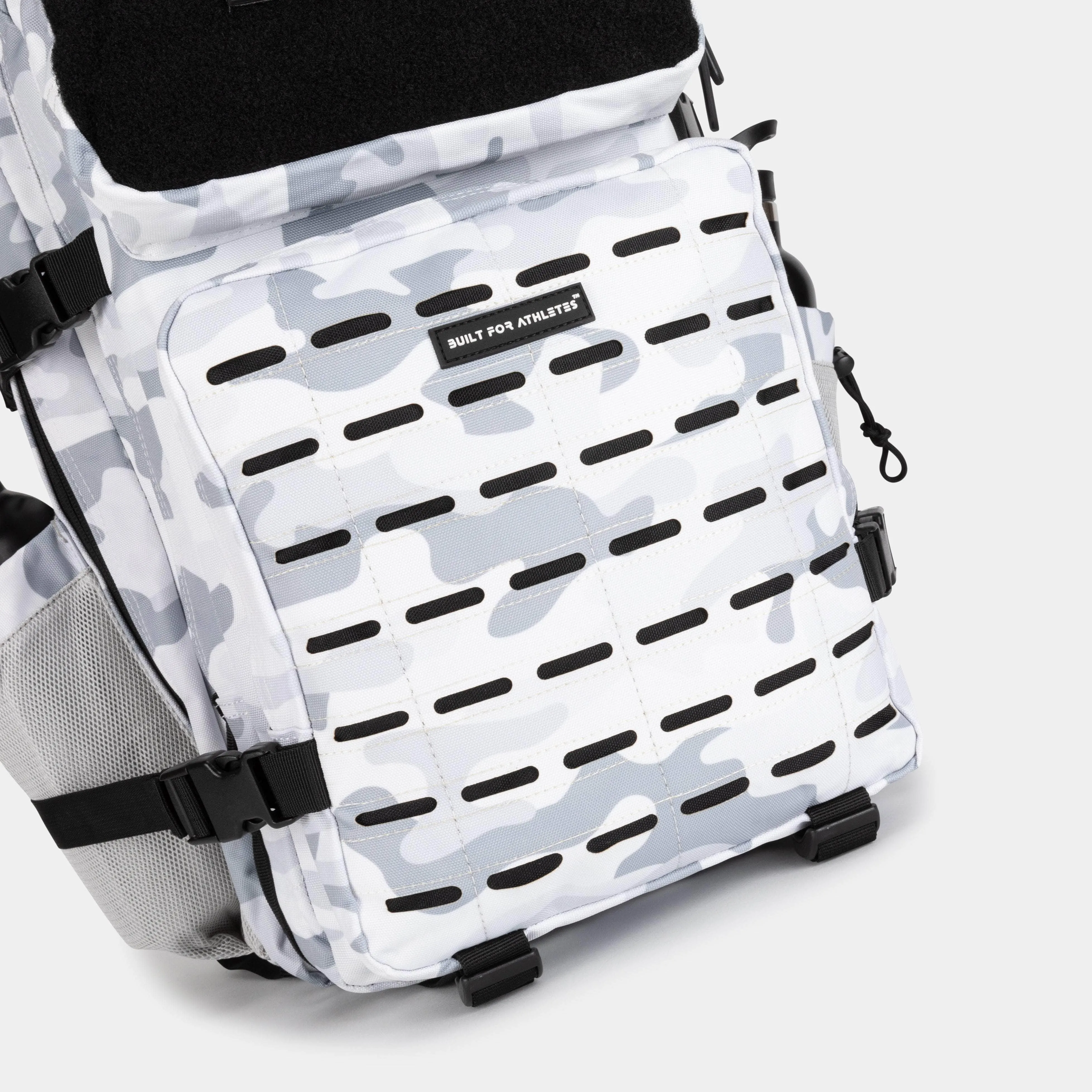 Large White Camo Gym Backpack