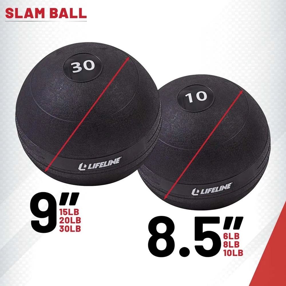 Lifeline Fitness Weighted Slam Ball