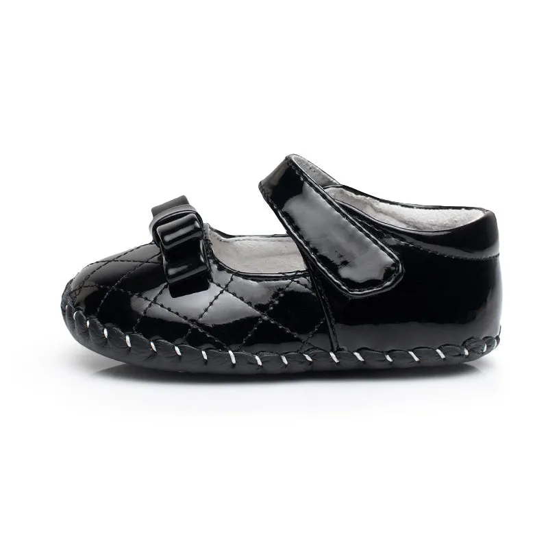 Little Chic Dorothy Black Patent Non Slip Baby Shoes