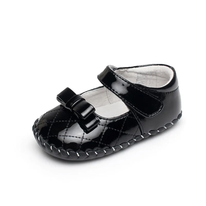 Little Chic Dorothy Black Patent Non Slip Baby Shoes