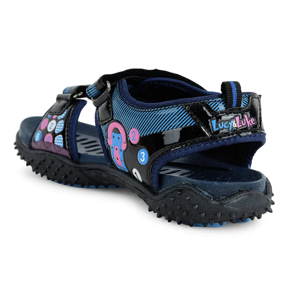 Lucy & Luke by Liberty Kids 8074-303 N.Blue Casual Sandal