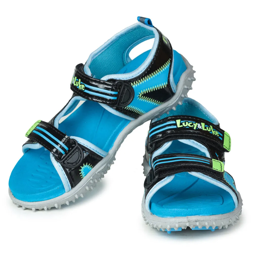 Lucy & Luke (Sky Blue) Casual Sandal For Kids Rico-20 By Liberty