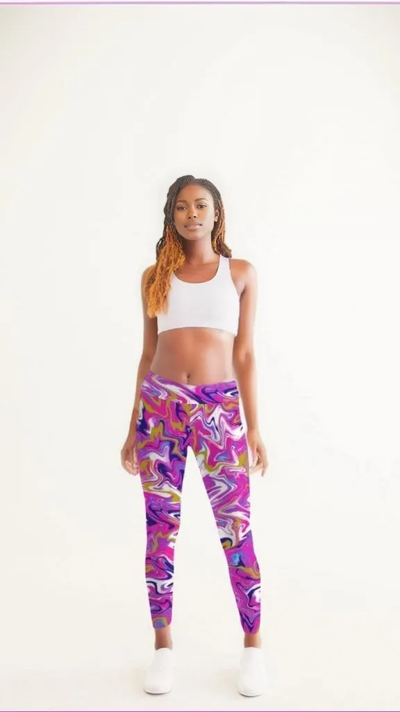 Marbled Pixie Womens Yoga Pants