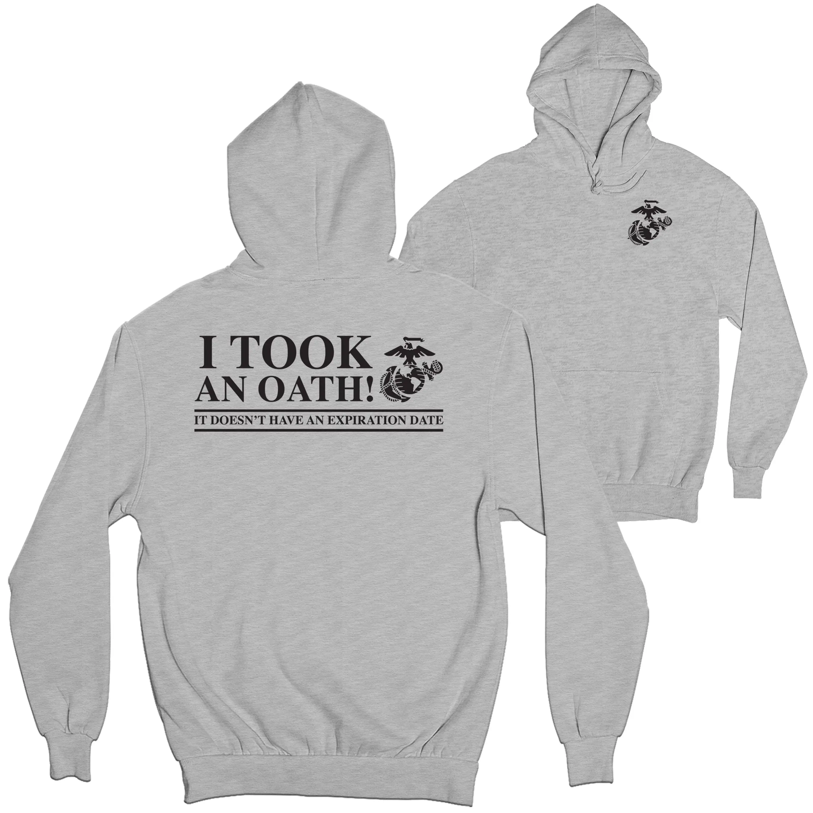 Marines I Took an Oath 2-Sided Hoodie