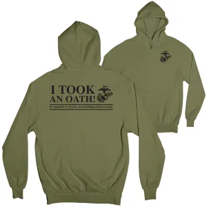 Marines I Took an Oath 2-Sided Hoodie