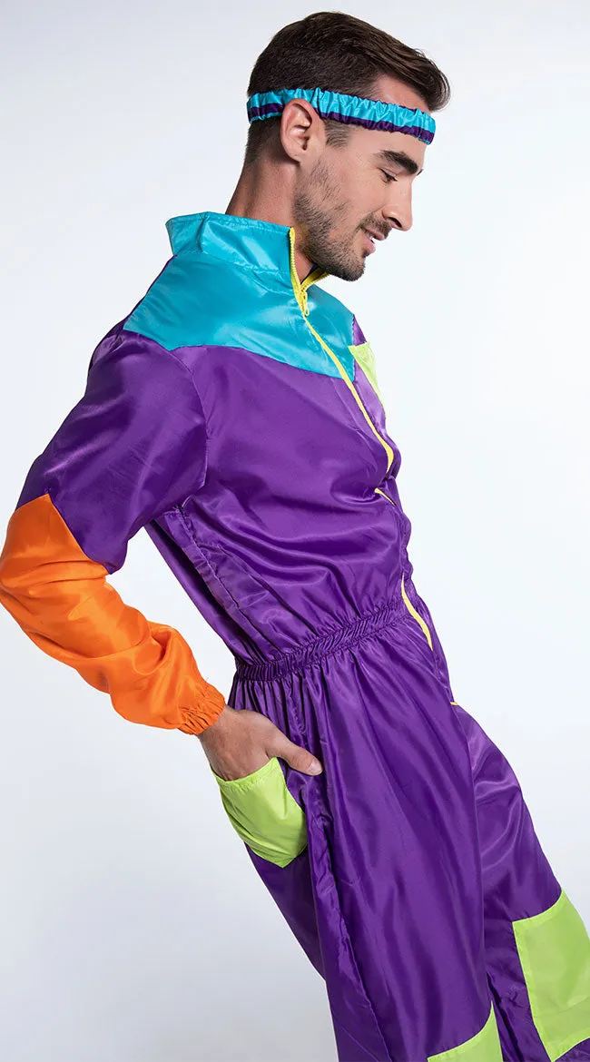 Men's Awesome 80s Ski Suit Costume