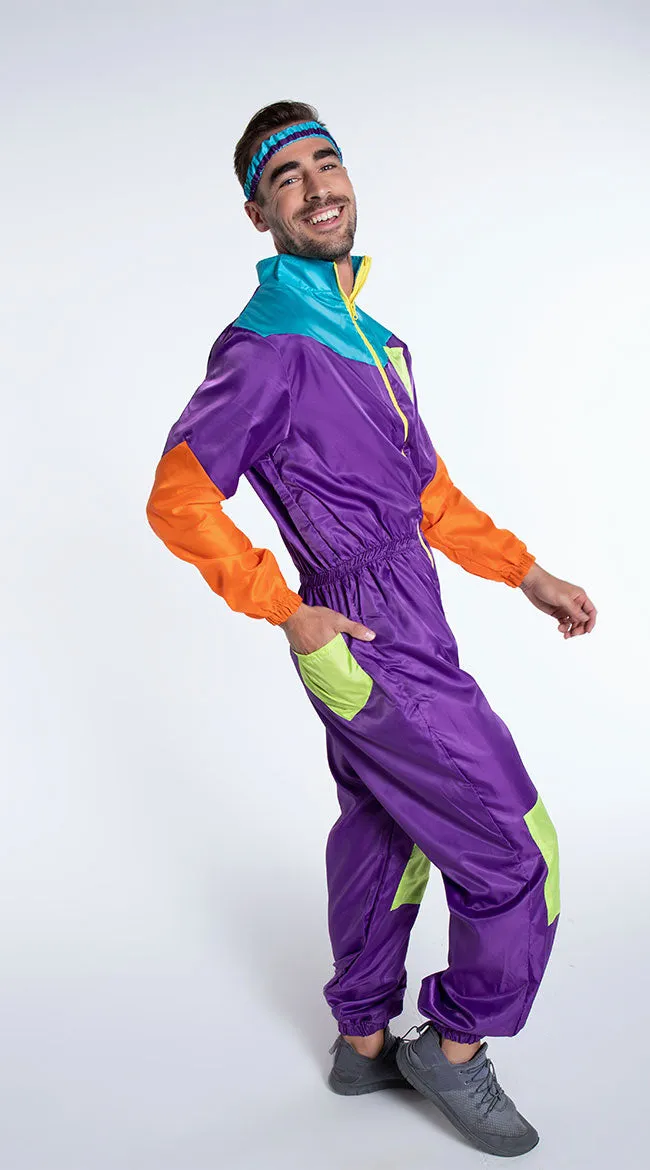 Men's Awesome 80s Ski Suit Costume